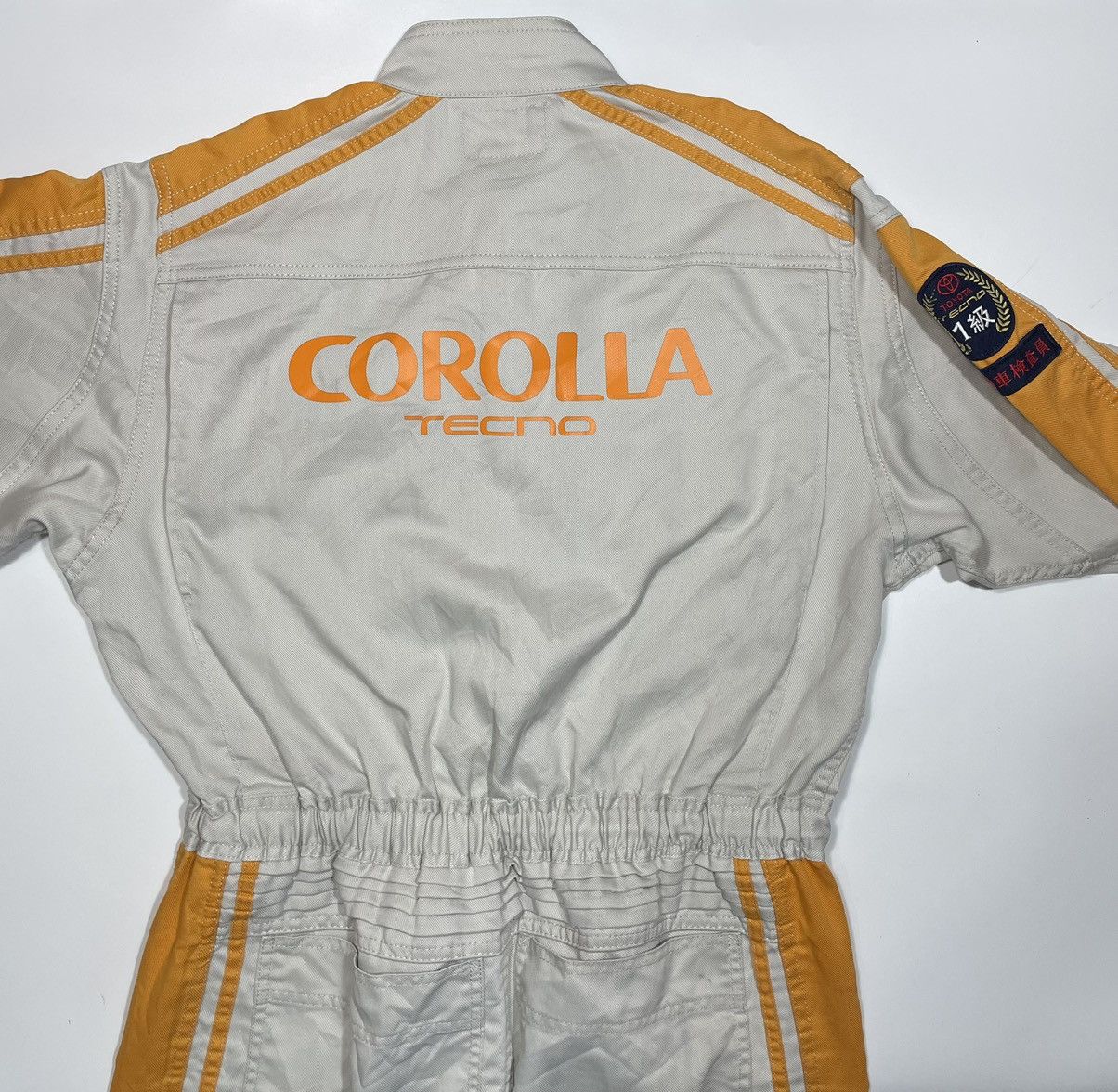 Sports Specialties Vintage Toyota Corolla Tecno First Class Mechanic Overall Size US 33 - 19 Thumbnail