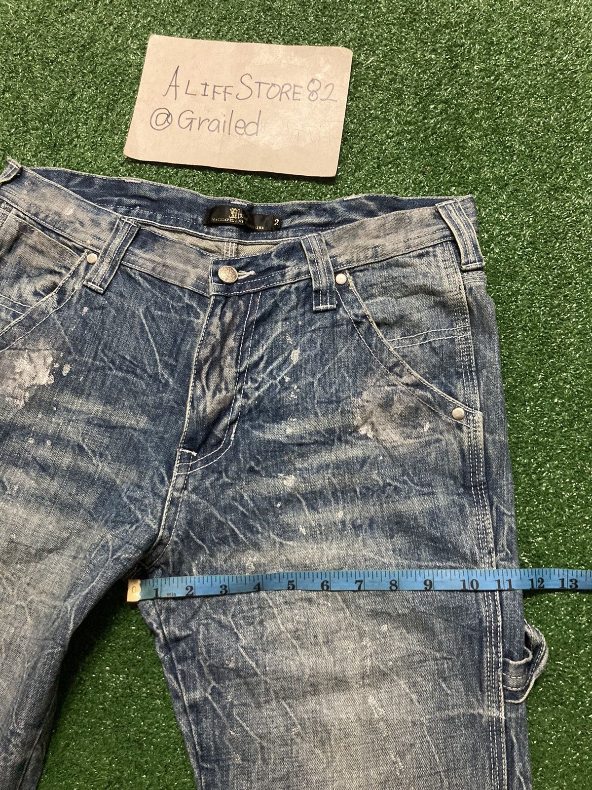 Japanese Brand Vintage MIDAS Flared Denim Pants Size US 33 - 5 Thumbnail