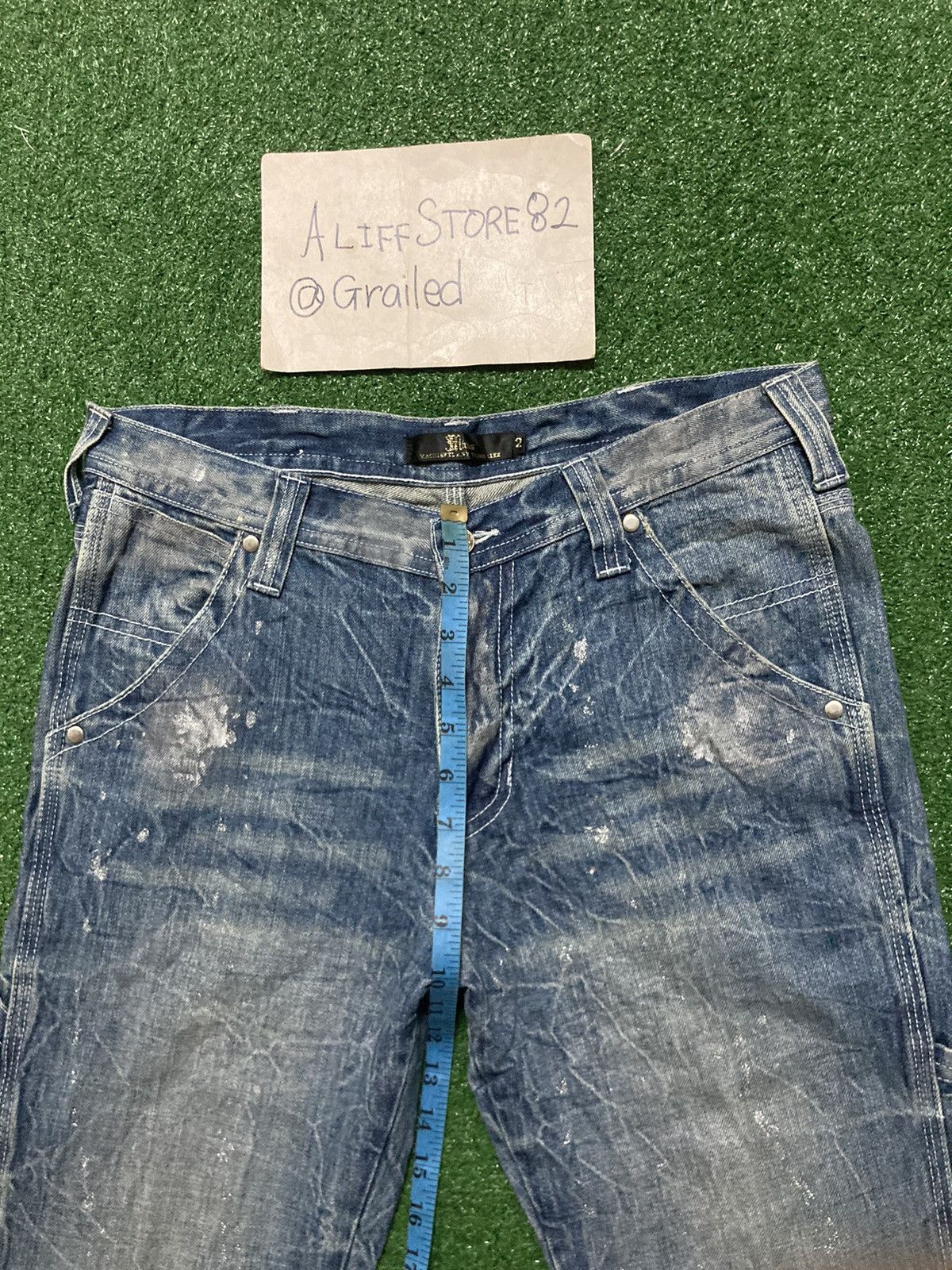 Japanese Brand Vintage MIDAS Flared Denim Pants Size US 33 - 4 Thumbnail