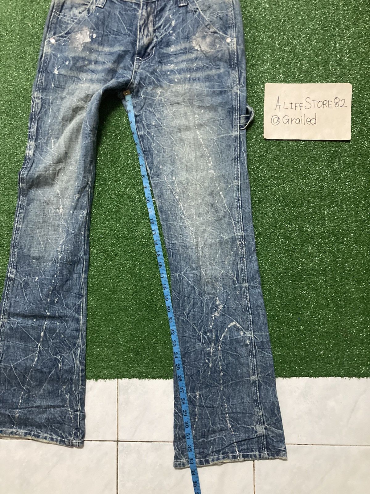 Japanese Brand Vintage MIDAS Flared Denim Pants Size US 33 - 18 Thumbnail