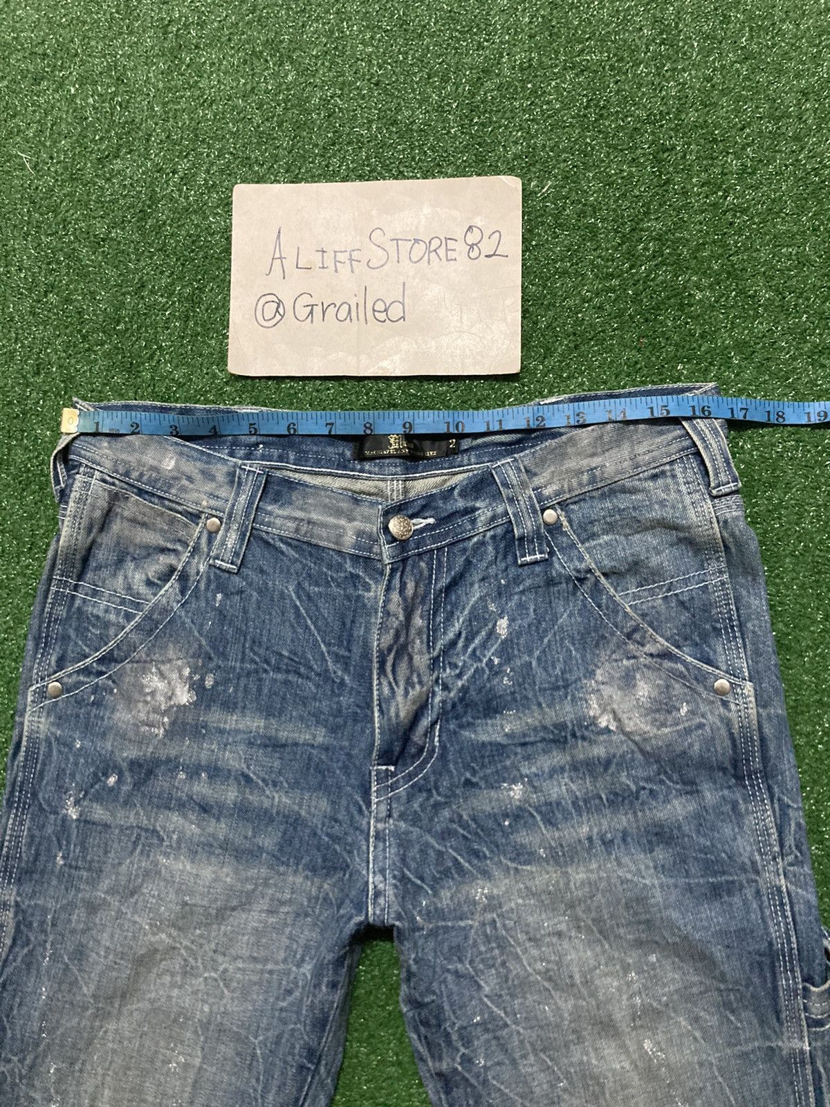 Japanese Brand Vintage MIDAS Flared Denim Pants Size US 33 - 3 Thumbnail