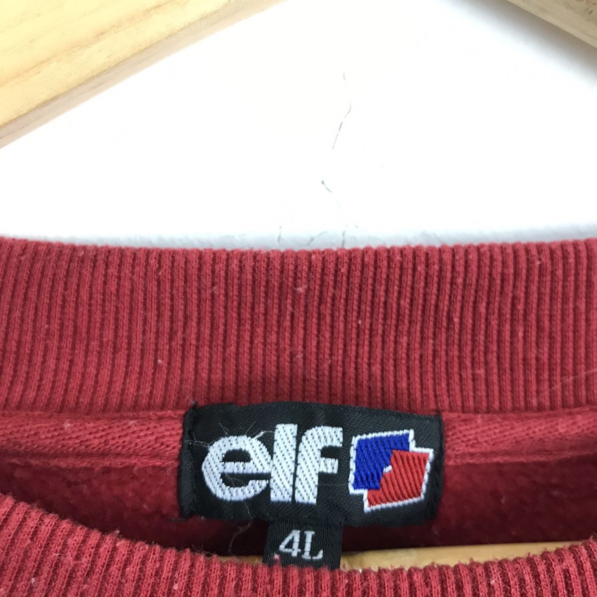 Japanese Brand Vintage ELF Oversized Jumper Sweatshirt Size US XXL / EU 58 / 5 - 7 Thumbnail