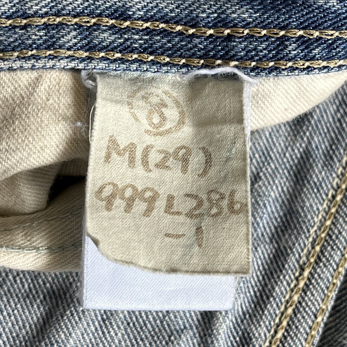 Lee Lee 80s Denim Vintage Rare Buttons Leg Size US 29 - 6 Thumbnail