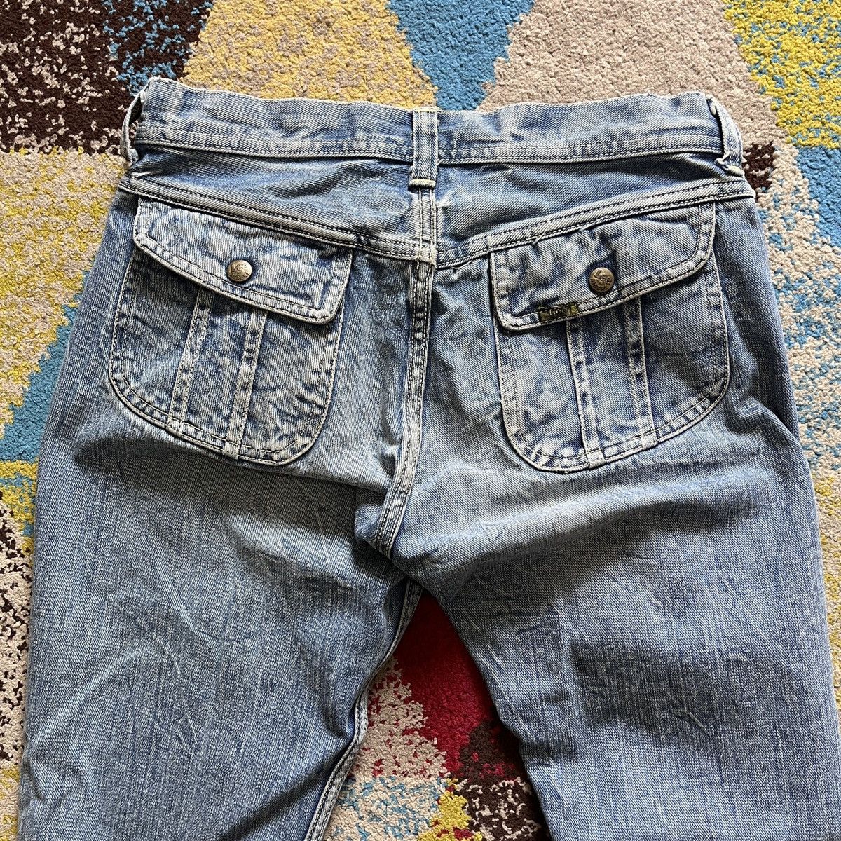 Lee Lee 80s Denim Vintage Rare Buttons Leg Size US 29 - 14 Thumbnail