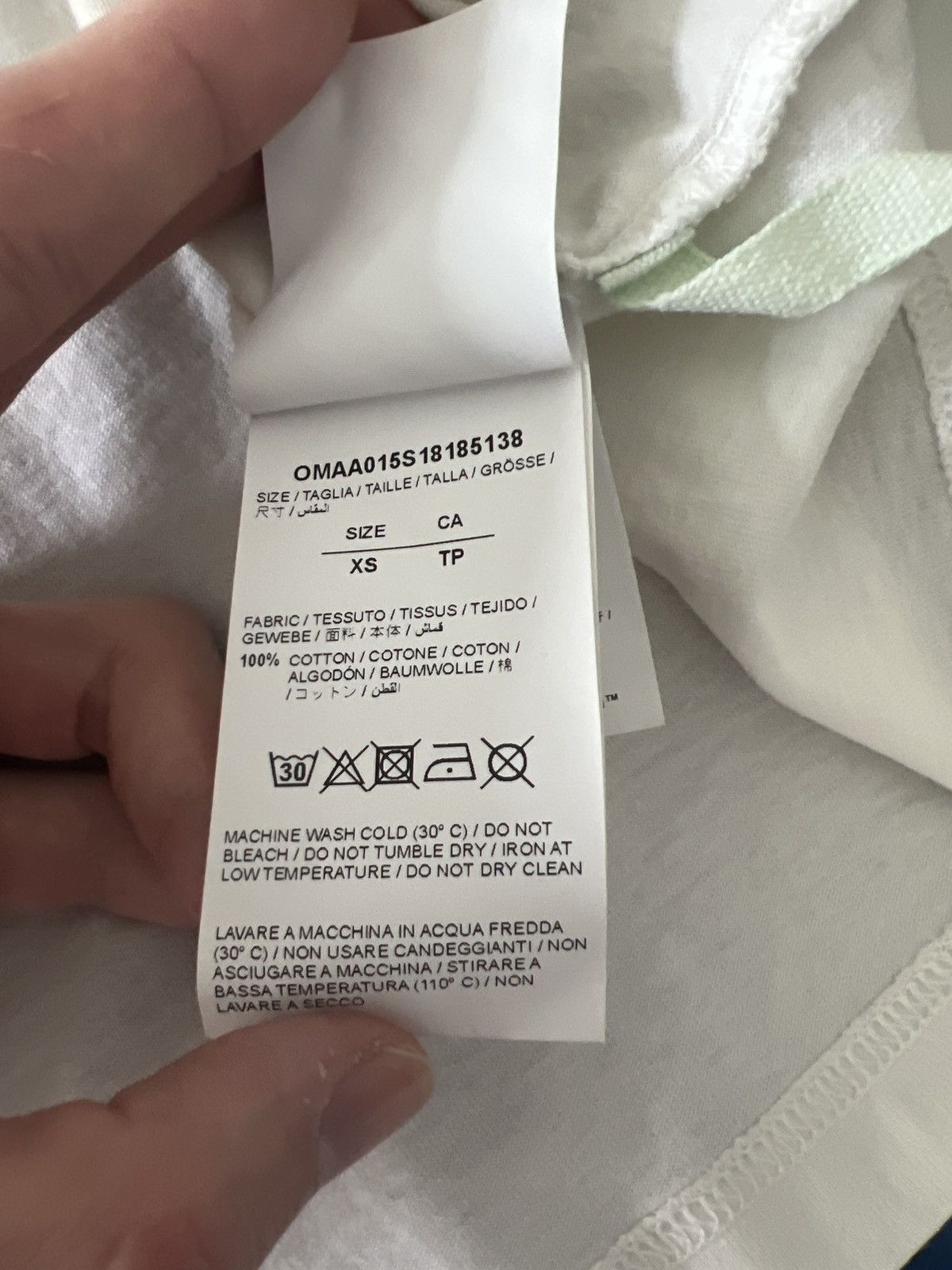Off-White Off-White x Art Dad Tee Size US L / EU 52-54 / 3 - 5 Thumbnail