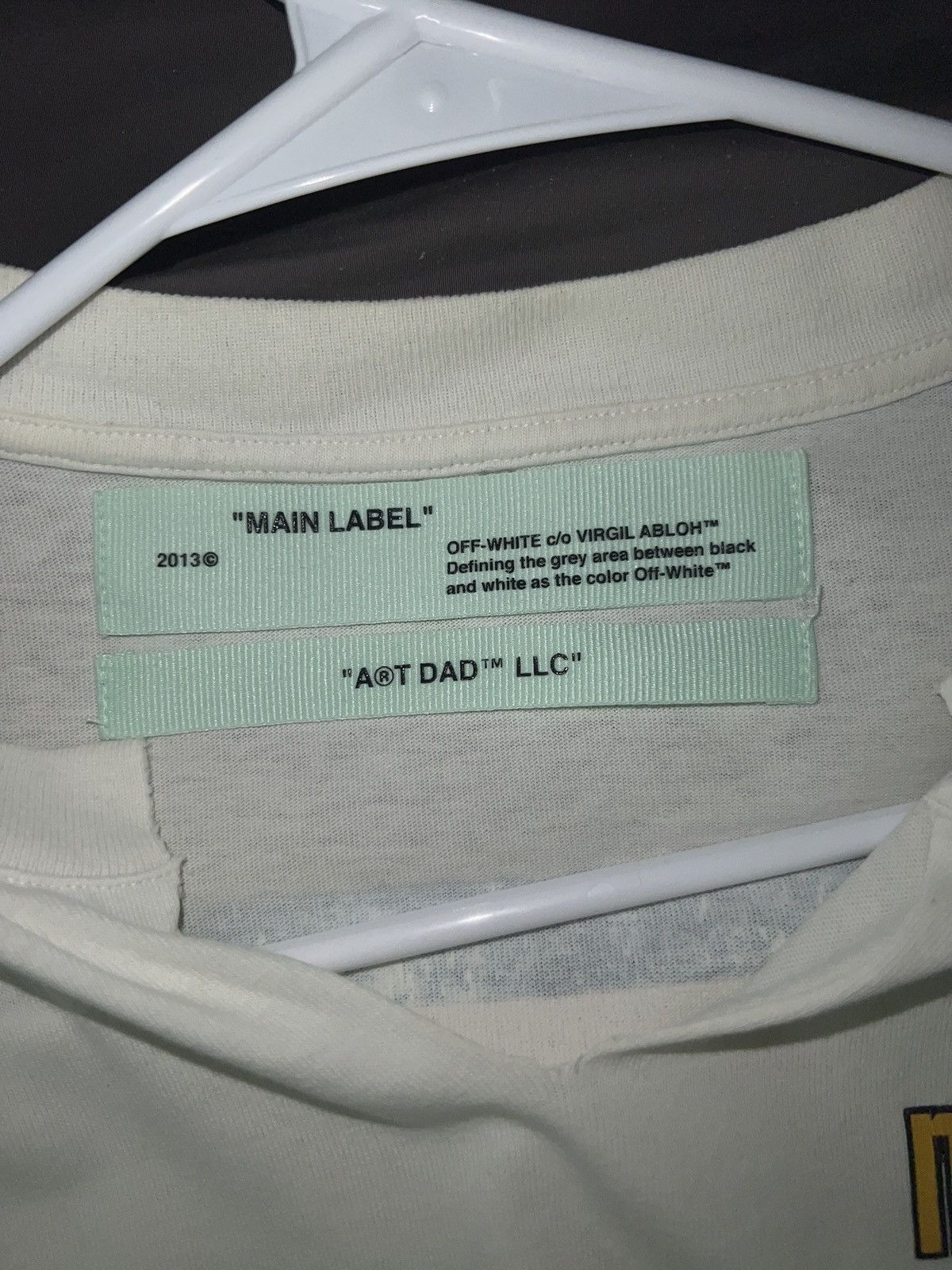 Off-White Off-White x Art Dad Tee Size US L / EU 52-54 / 3 - 6 Thumbnail