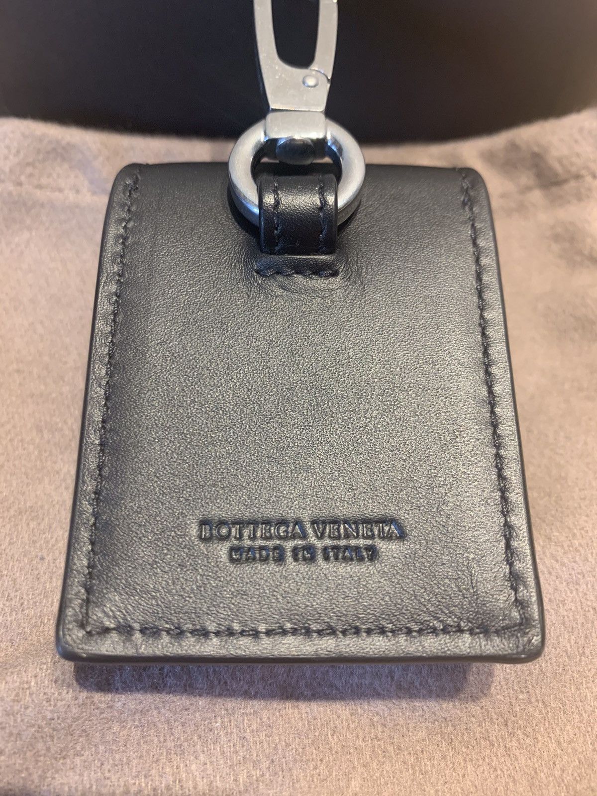 Bottega Veneta Bottega Veneta Black Leather AirPods Cover Made in Italy Size ONE SIZE - 5 Thumbnail
