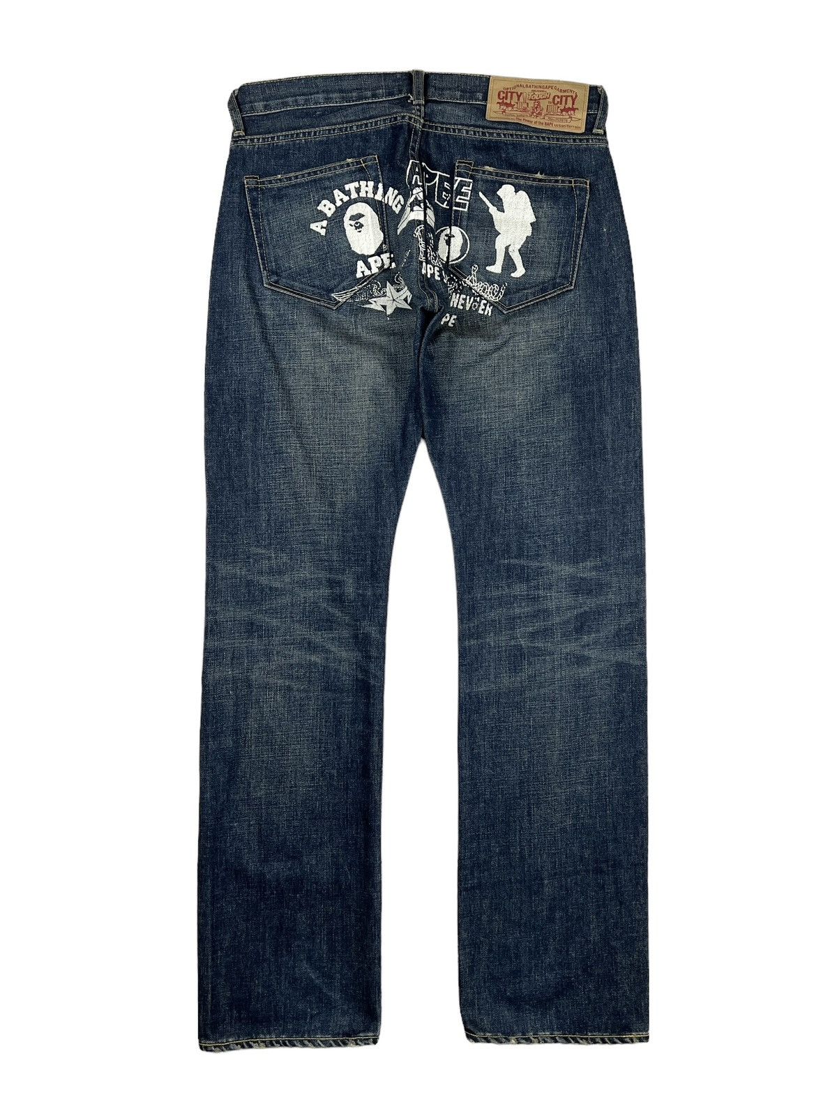 Bape APEE by A Bathing Ape Denim Size 31" - 1 Thumbnail