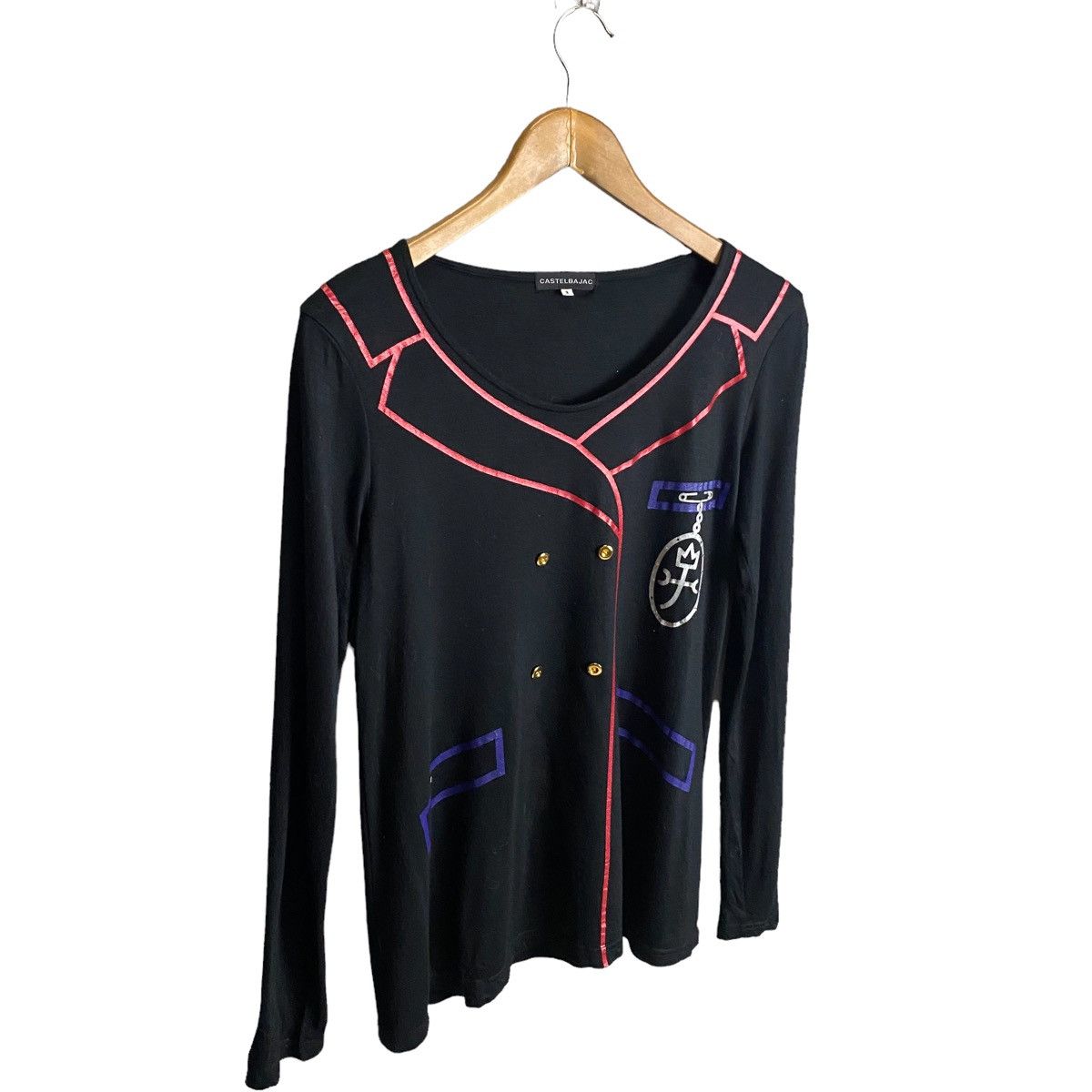 Japanese Brand Castebajac lonh sleeve tee Size M / US 6-8 / IT 42-44 - 2 Thumbnail