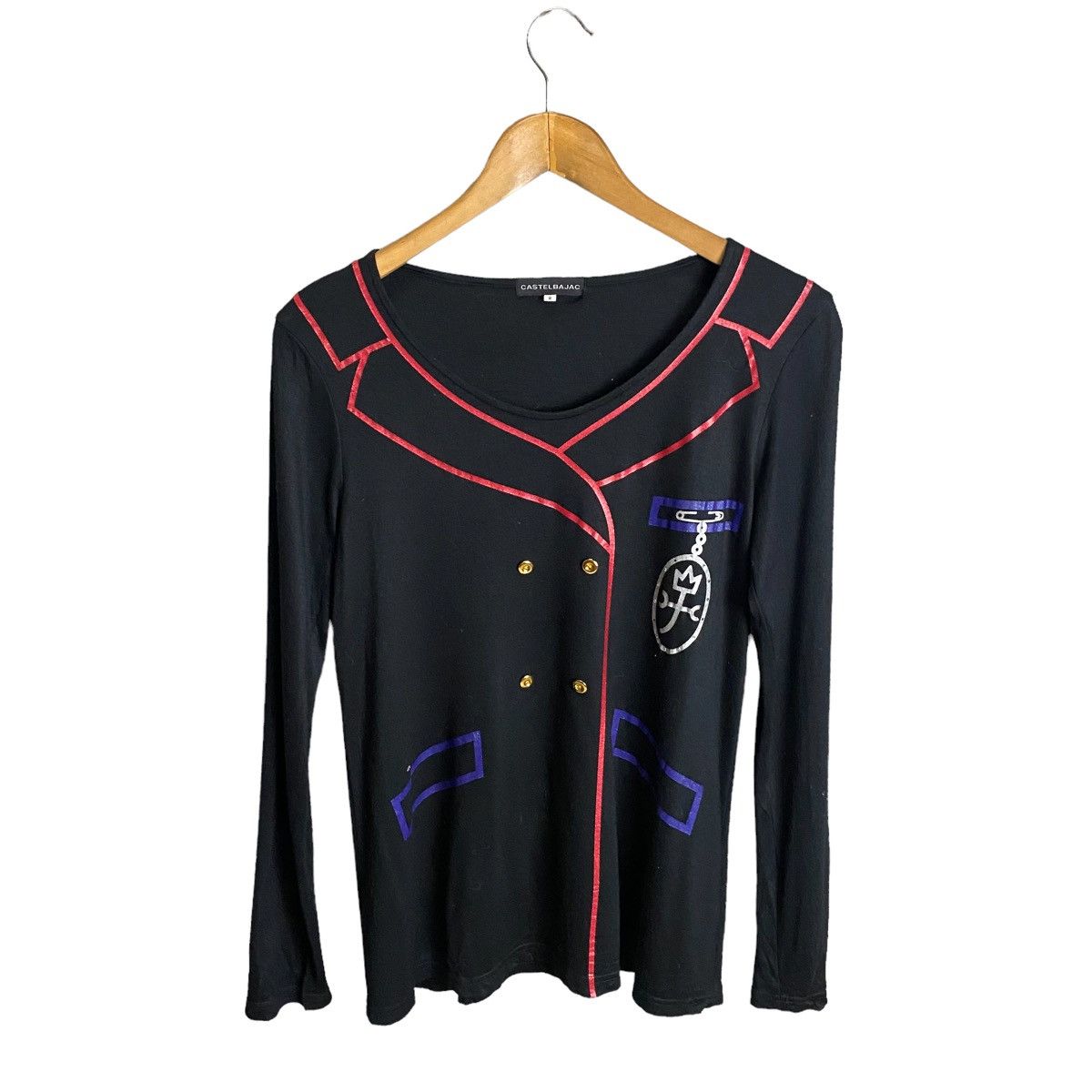 Japanese Brand Castebajac lonh sleeve tee Size M / US 6-8 / IT 42-44 - 1 Thumbnail