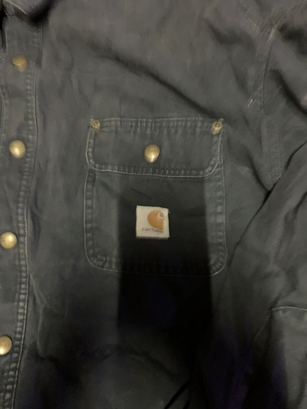 Nice Carhatt Denim Workwear Jacket