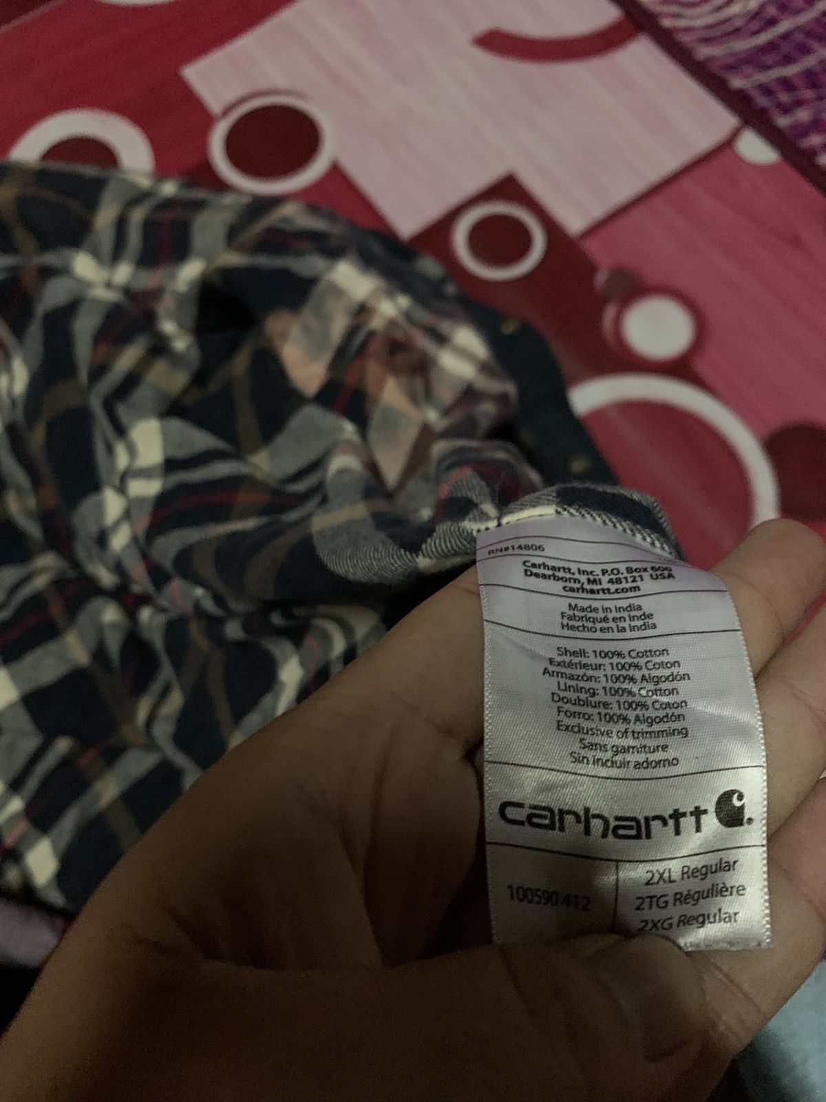 Nice Carhatt Denim Workwear Jacket