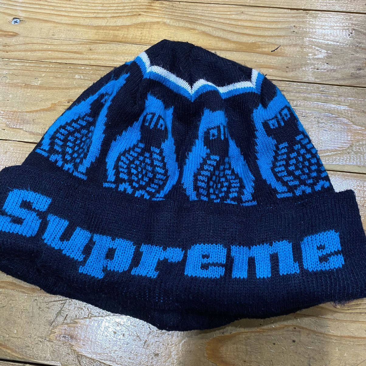 Supreme × Vintage RARE F/W 2011‼️Supreme Owls Beanie Size ONE SIZE - 2 Thumbnail