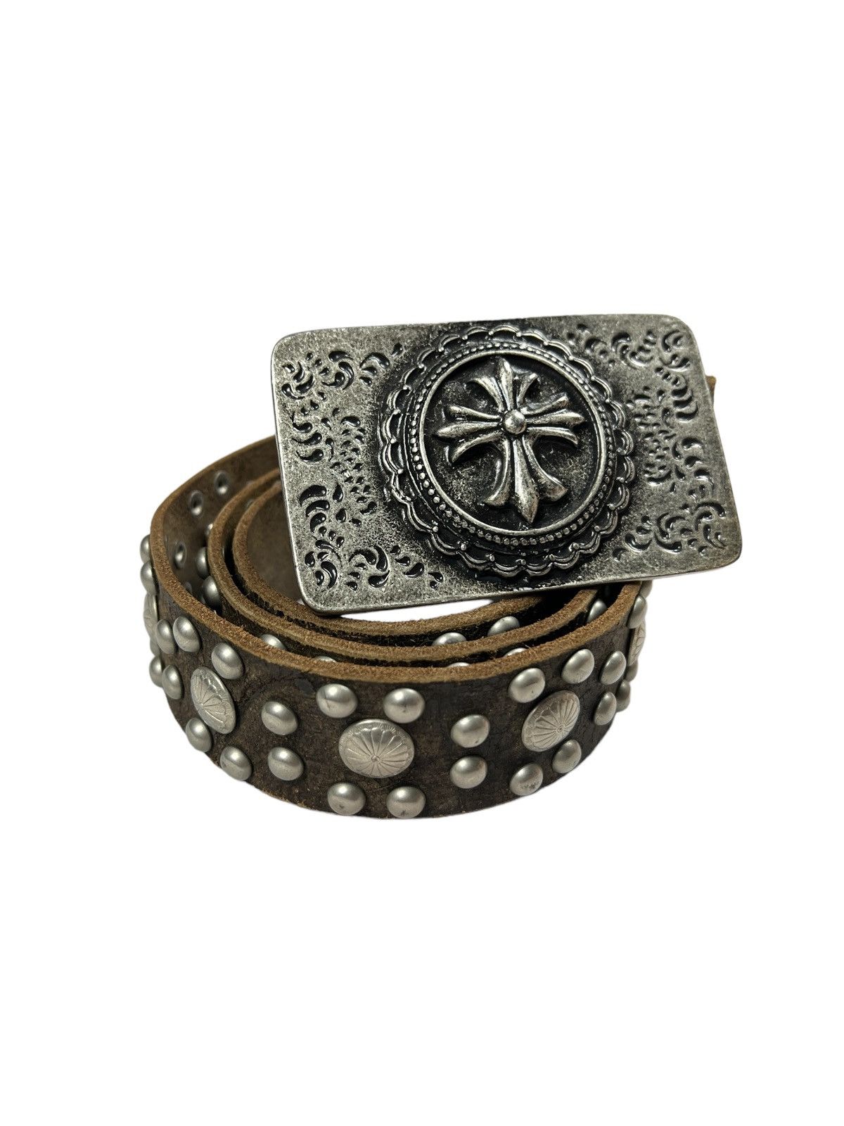 ✚A&G Oval Cross Belt Buckle✚廃盤希少モデル* A&G Rock × Sterling Silver A&G Rock N' Roll Oval Cross Belt