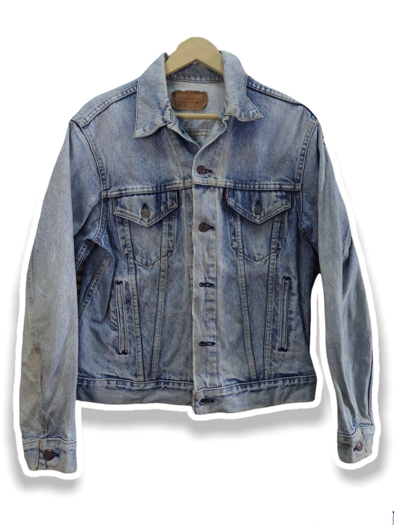 Levi's Vintage Clothing × Vintage Vintage Levis Denim Jacket Blue 1990s Size US M / EU 48-50 / 2 - 1 Thumbnail