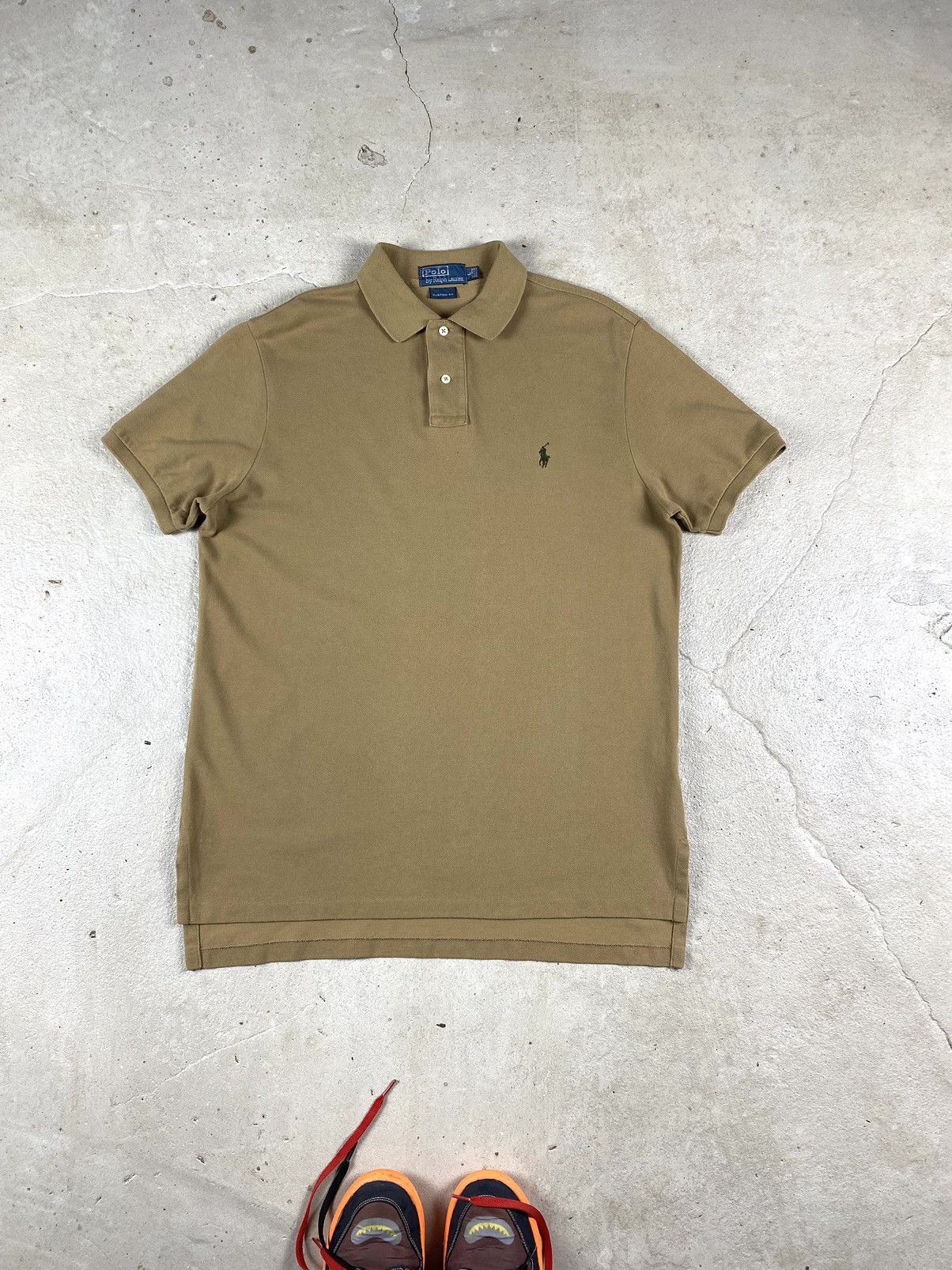 90’s Brown 🕷️ Vintage Polo Ralph Lauren Polo Shirt Tee