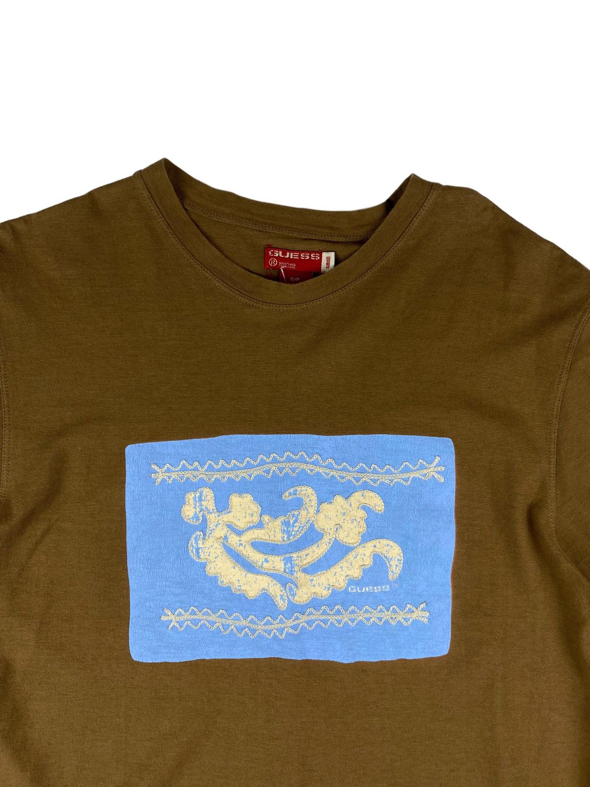 Guess Vintage Guess ART Avant Garde Designer Tee T Shirt Size US S / EU 44-46 / 1 - 5 Thumbnail