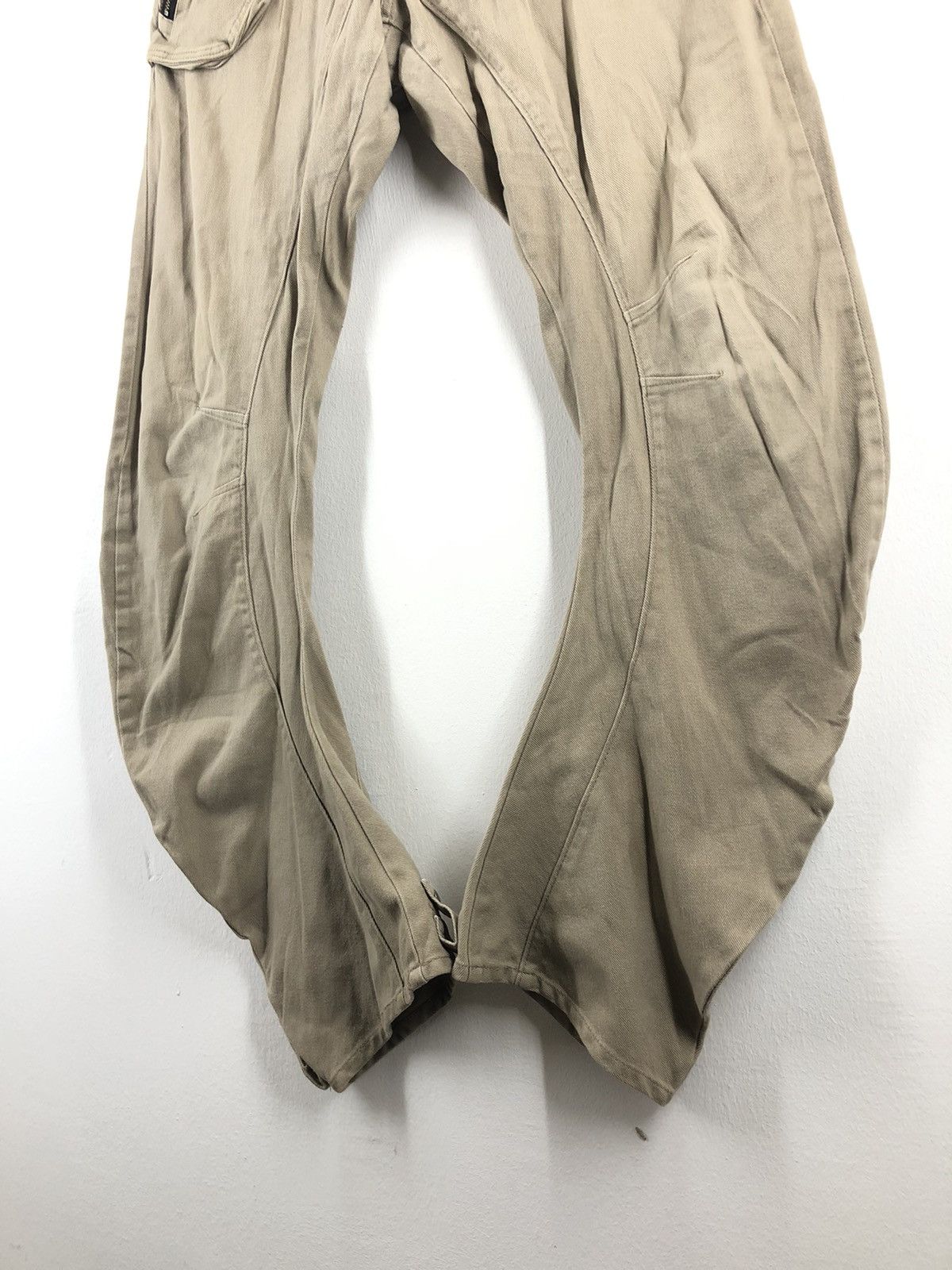 Japanese Brand PPFM CURVE PANTS RARE DESIGN Size US 34 / EU 50 - 4 Thumbnail
