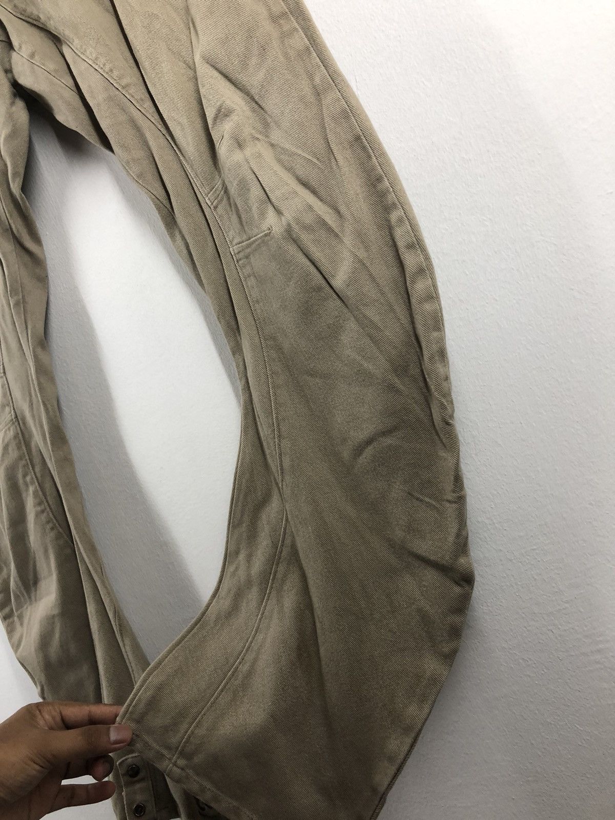 Japanese Brand PPFM CURVE PANTS RARE DESIGN Size US 34 / EU 50 - 5 Thumbnail
