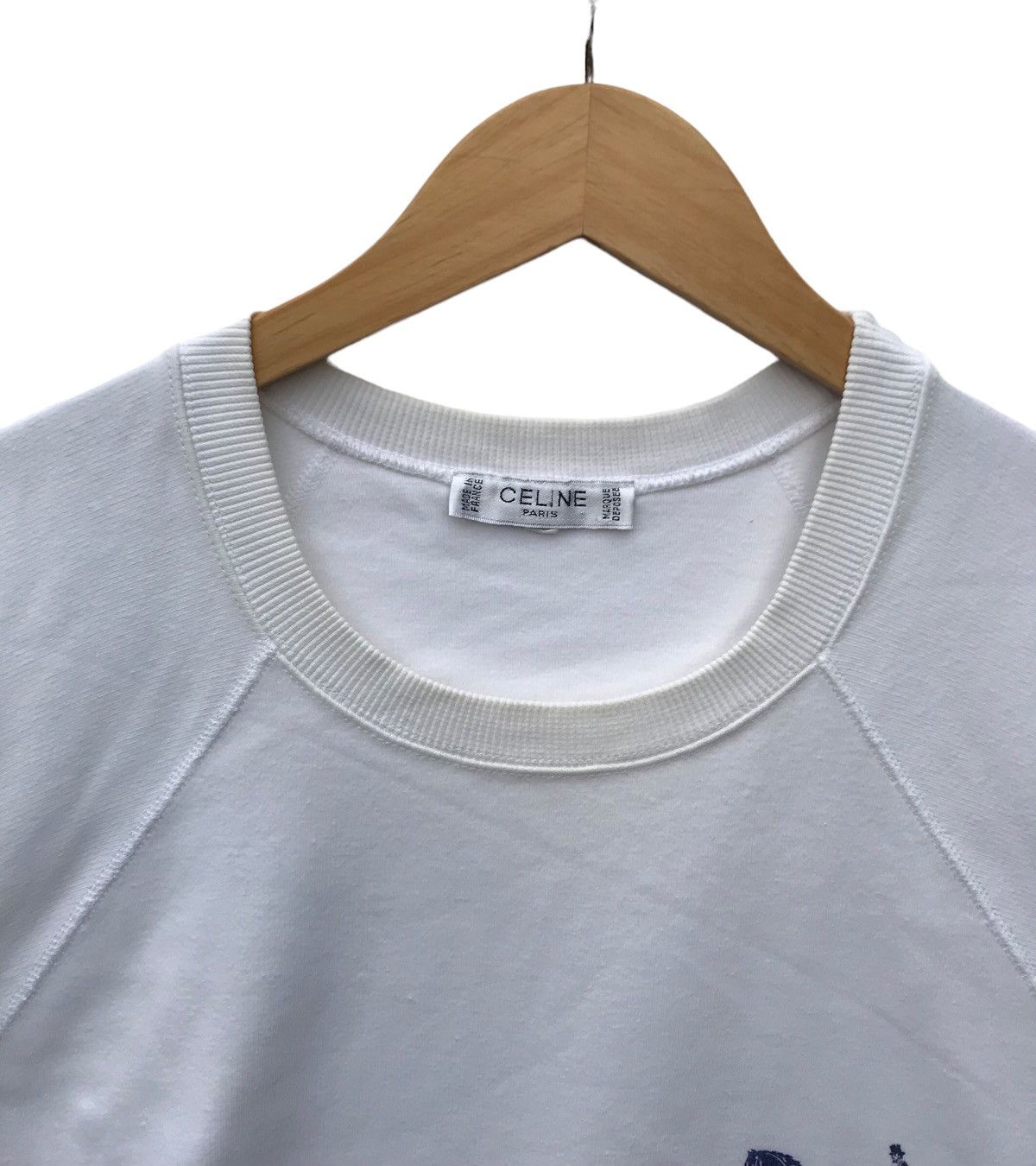 Celine Vintage Celine Paris Logo Pullover Sweater Size US M / EU 48-50 / 2 - 4 Thumbnail
