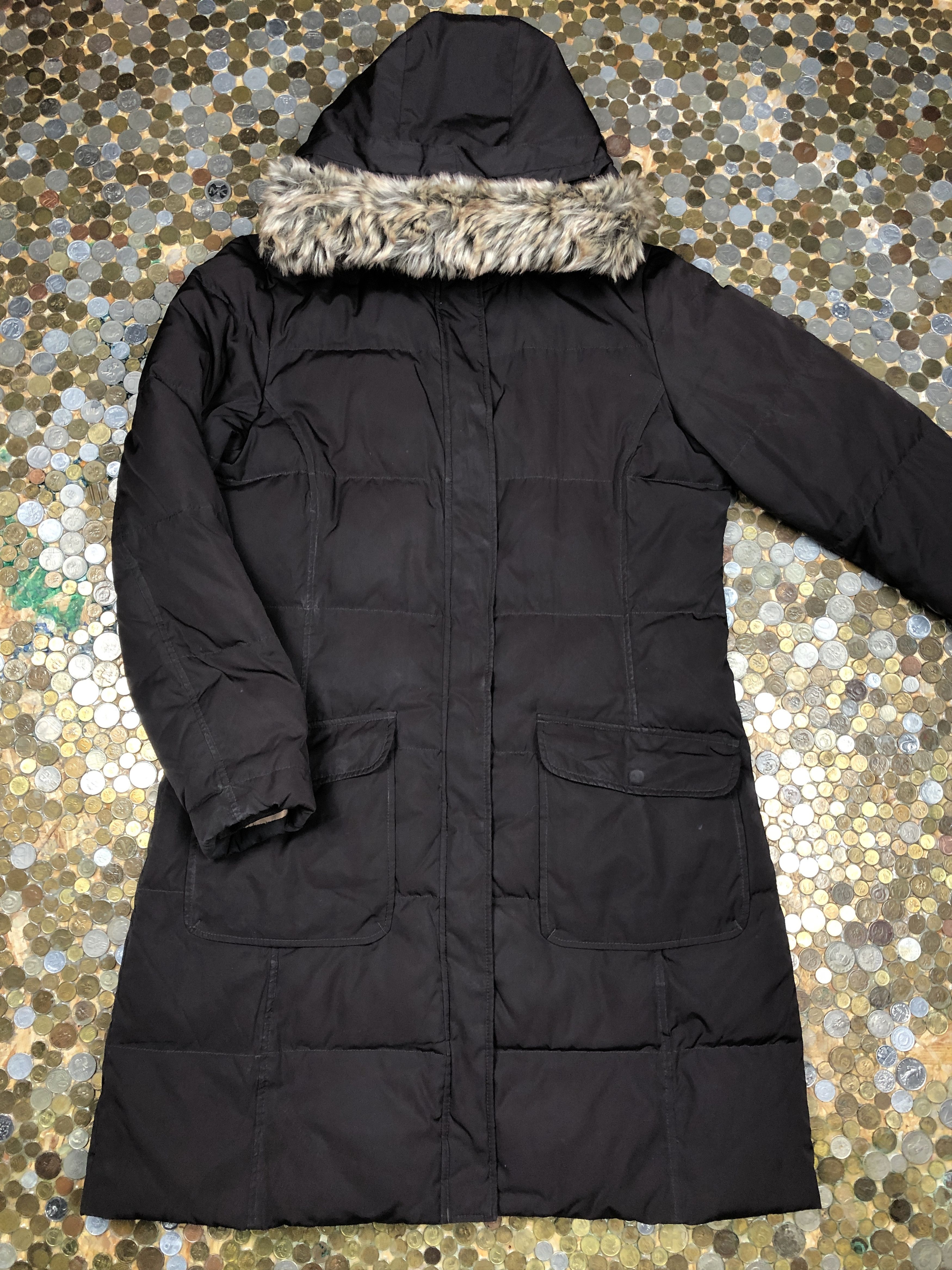 Tommy Hilfiger Tommy Hilfiger long coat jacket puffer chocolate Size S / US 4 / IT 40 - 1 Thumbnail