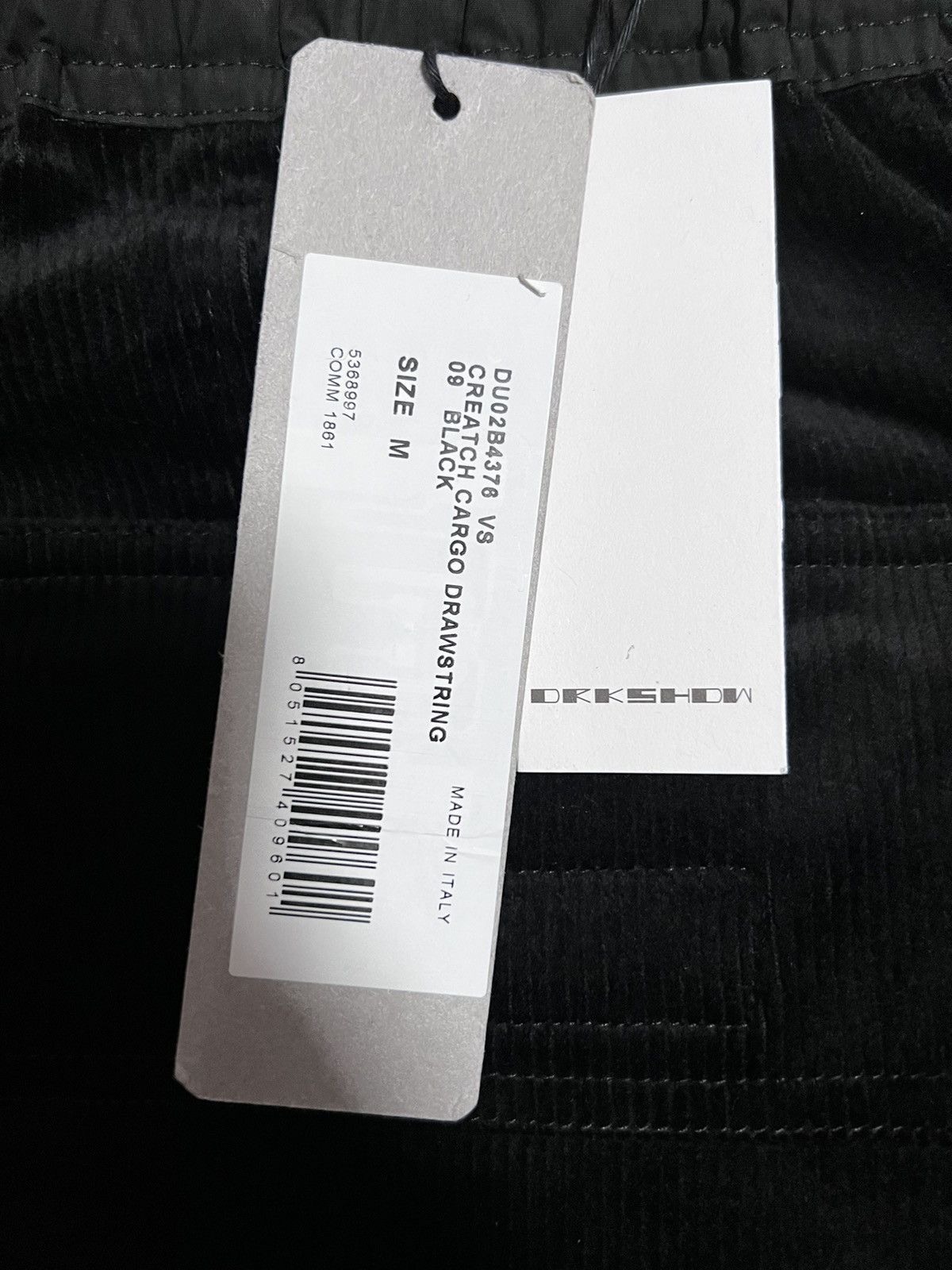 Rick Owens Drkshdw Rick owens drkshdw creatch cargo drawstring pants sz:M Size US 34 / EU 50 - 8 Thumbnail