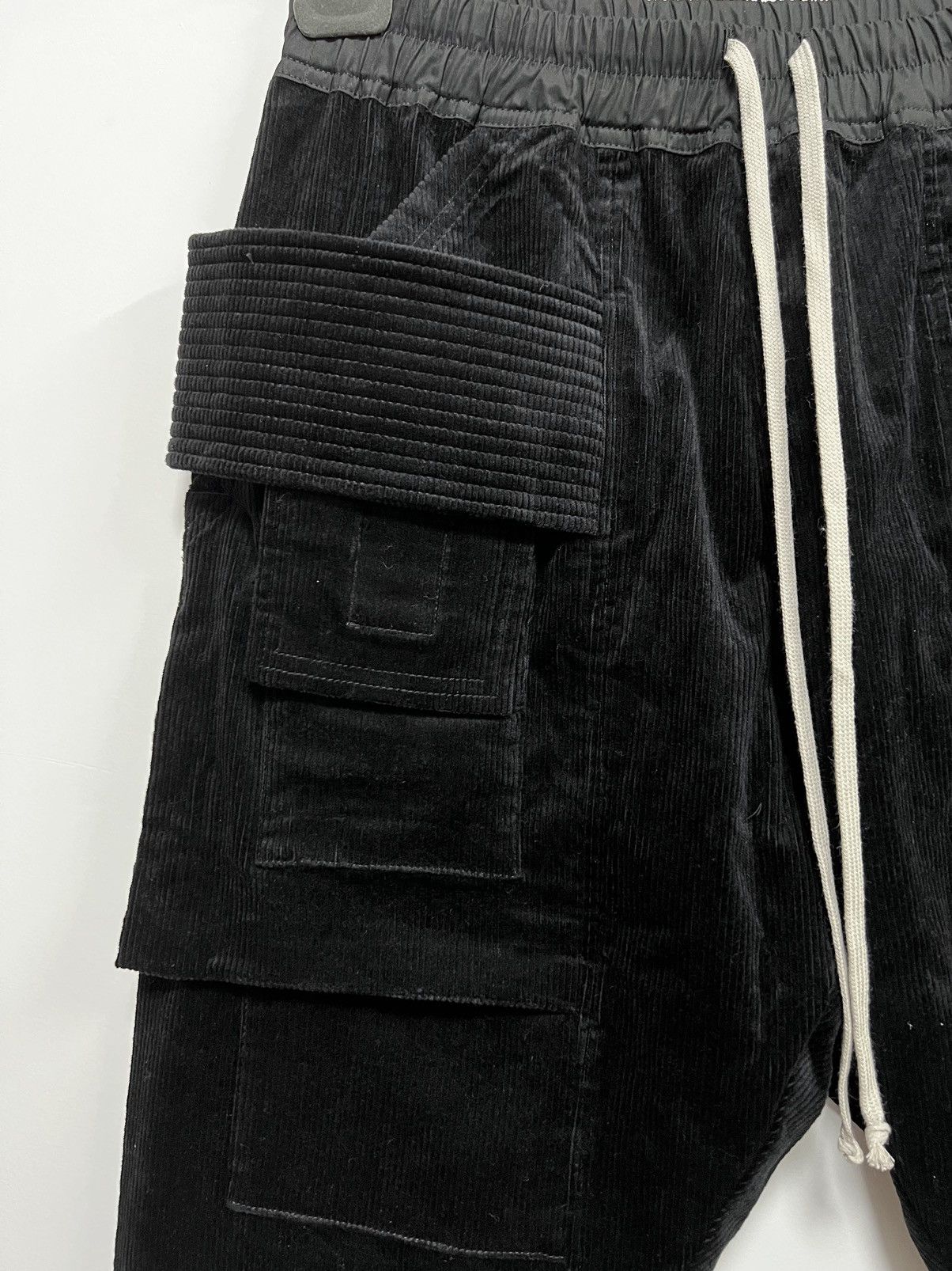 Rick Owens Drkshdw Rick owens drkshdw creatch cargo drawstring pants sz:M Size US 34 / EU 50 - 3 Thumbnail