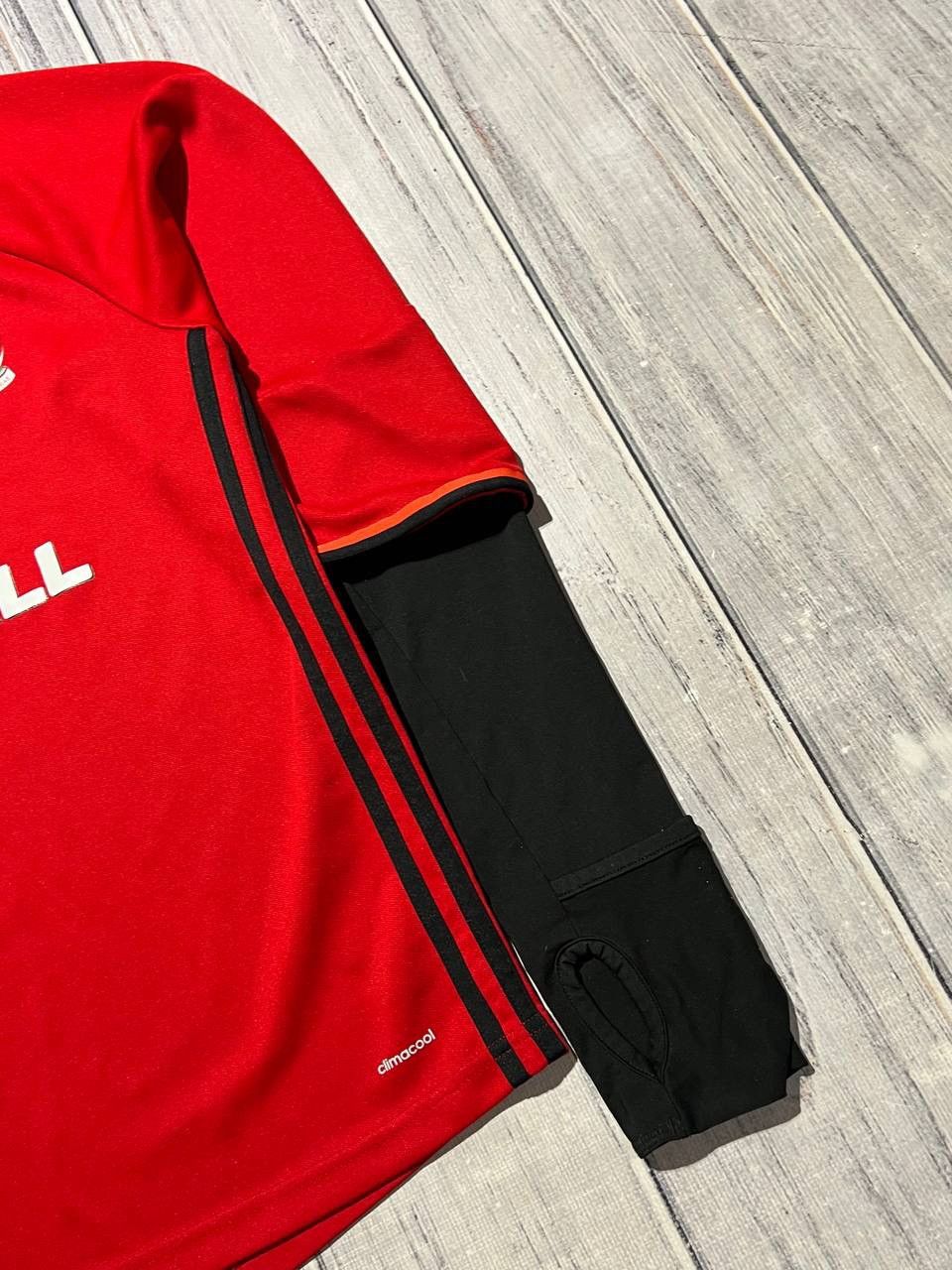 Adidas Adidas Wales 2016 2017 Training Top Long Sleeve Jersey Size US S / EU 44-46 / 1 - 11 Thumbnail