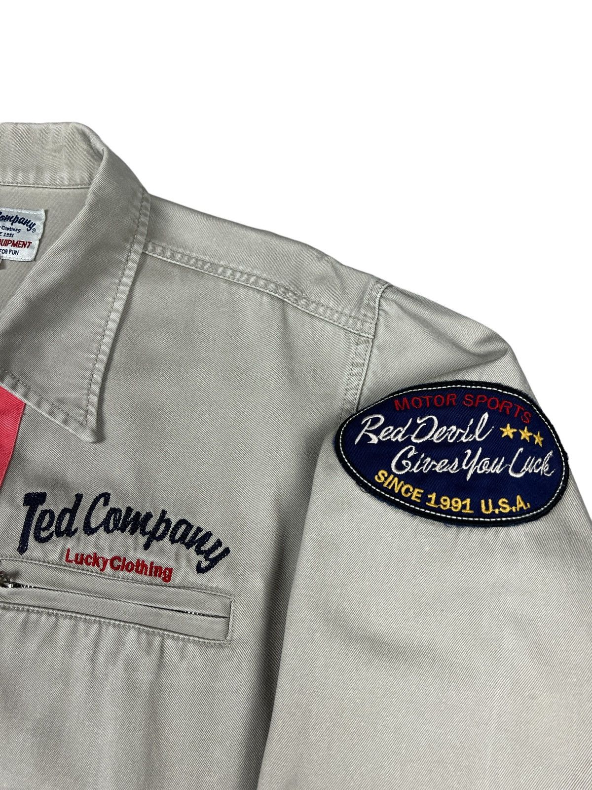 Tedman Ted Company Embroidered Logo Work Jacket Size US L / EU 52-54 / 3 - 4 Thumbnail