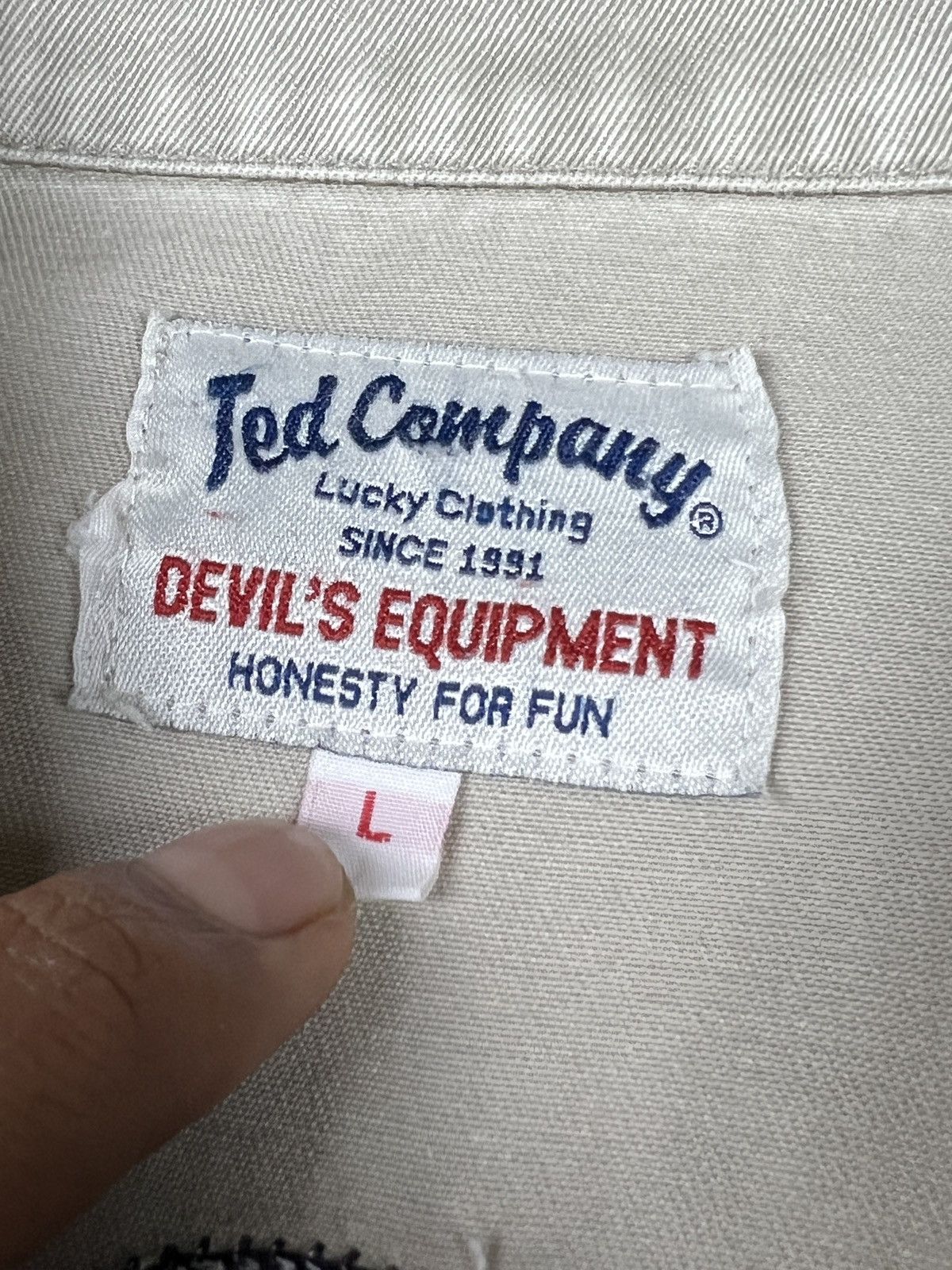 Tedman Ted Company Embroidered Logo Work Jacket Size US L / EU 52-54 / 3 - 11 Thumbnail