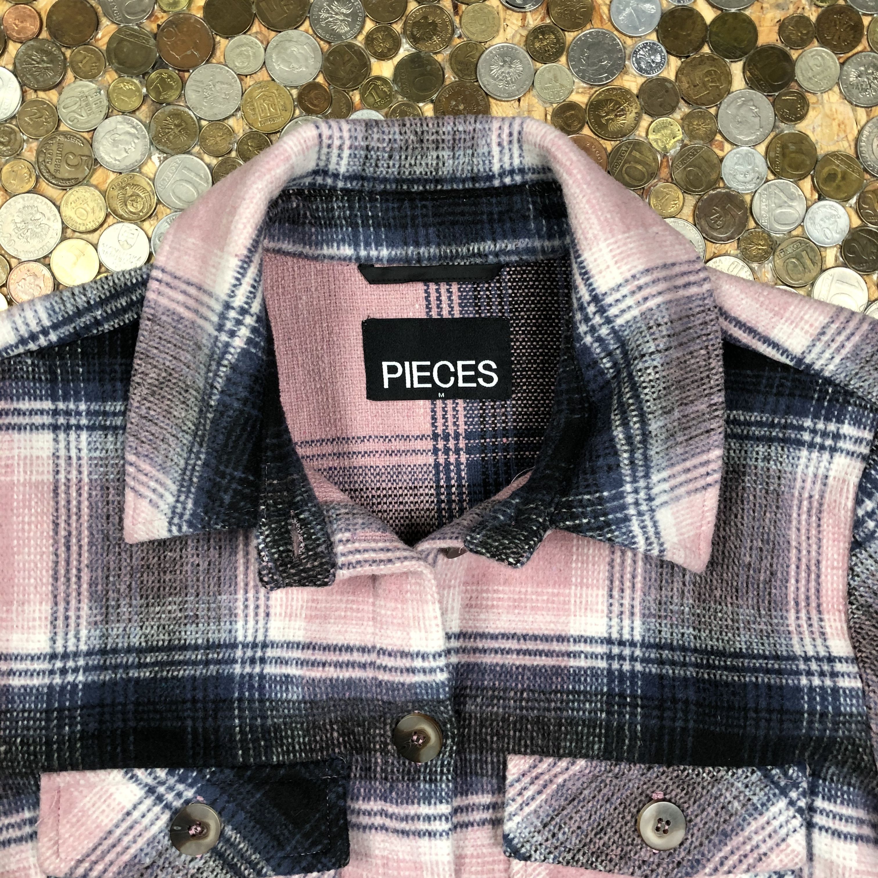 Vintage Overshirt Checkred Buttons Up Size M / US 6-8 / IT 42-44 - 2 Thumbnail