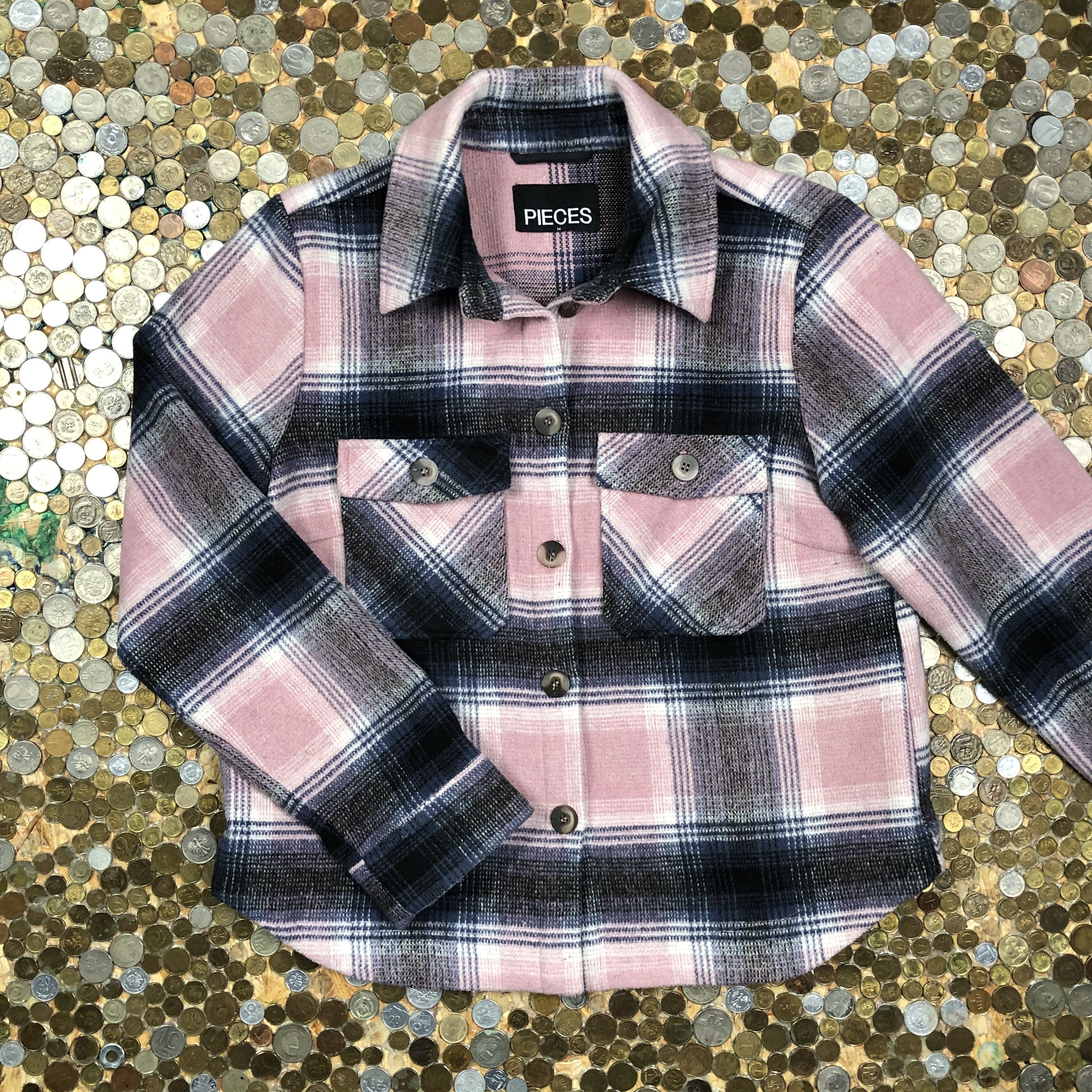 Vintage Overshirt Checkred Buttons Up Size M / US 6-8 / IT 42-44 - 1 Thumbnail