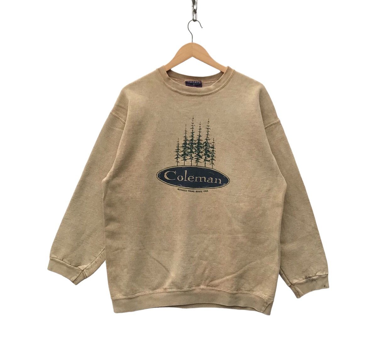 Coleman Vintage Coleman Nature Sweatshirt Coleman Outdoor Pullover Size US L / EU 52-54 / 3 - 1 Thumbnail