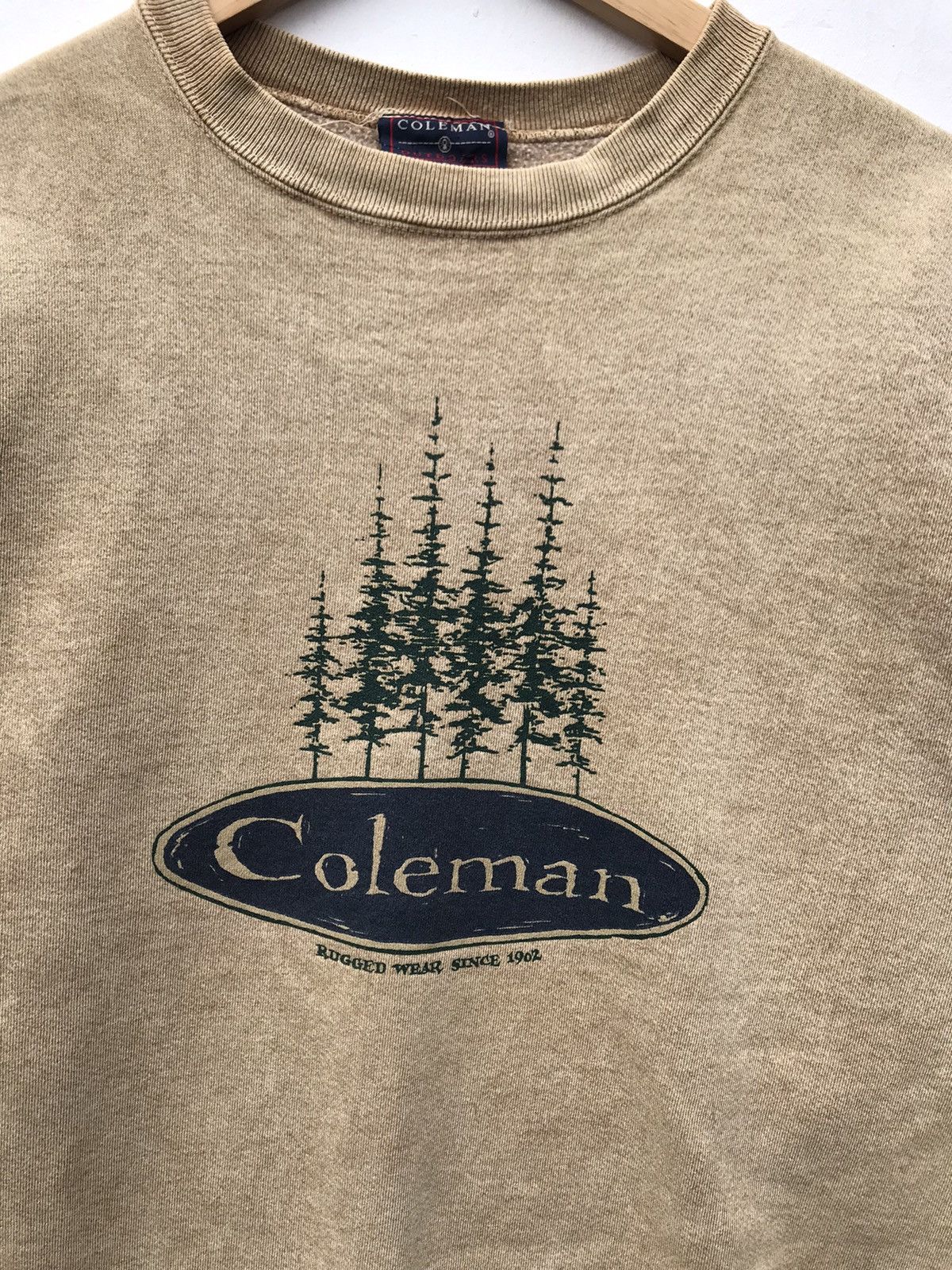 Coleman Vintage Coleman Nature Sweatshirt Coleman Outdoor Pullover Size US L / EU 52-54 / 3 - 3 Thumbnail