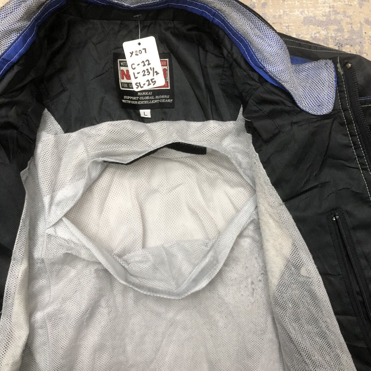 Japanese Brand Y207. JAPAN NANKAI MOTORCYCLE TOP RIDER JACKET Size US L / EU 52-54 / 3 - 7 Thumbnail