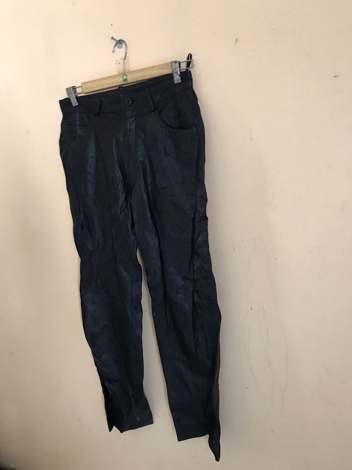Designer × Leather × Zara ZARA LEATHER PANT Size US 30 / EU 46 - 3 Thumbnail
