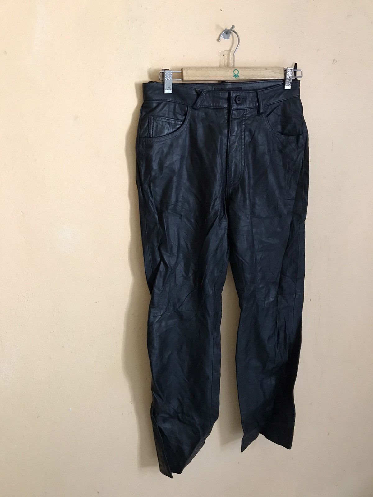 Designer × Leather × Zara ZARA LEATHER PANT Size US 30 / EU 46 - 4 Thumbnail