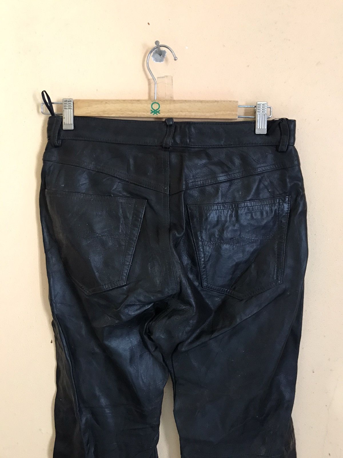 Designer × Leather × Zara ZARA LEATHER PANT Size US 30 / EU 46 - 9 Thumbnail