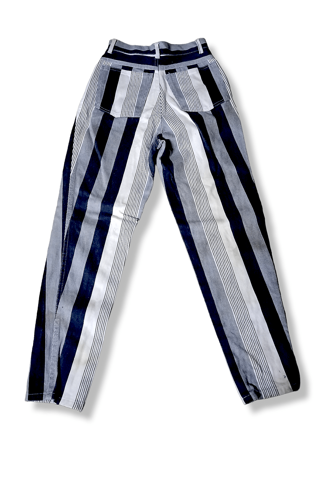 Bruno Magli × Vintage Vintage Bruno Bellini Denim Stripes Classic Rare Size 25" / US 0 / IT 36 - 3 Thumbnail