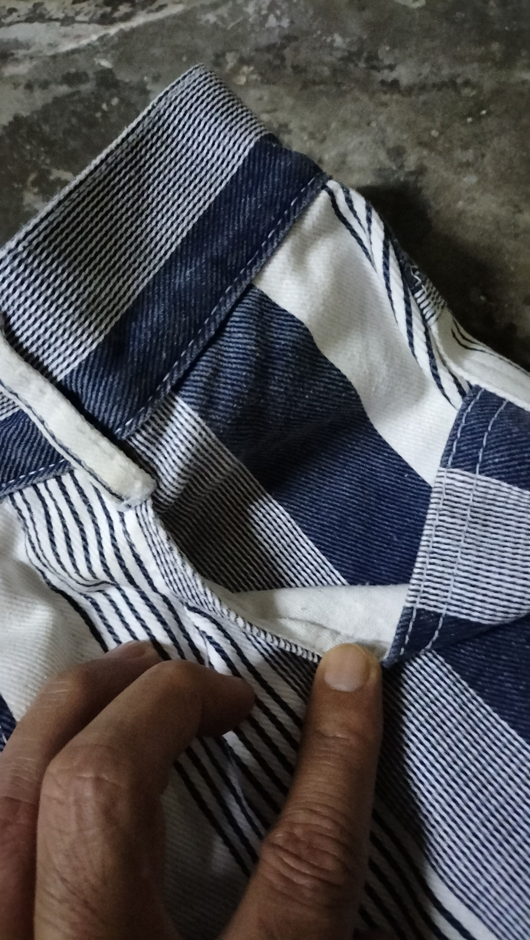 Bruno Magli × Vintage Vintage Bruno Bellini Denim Stripes Classic Rare Size 25" / US 0 / IT 36 - 11 Thumbnail