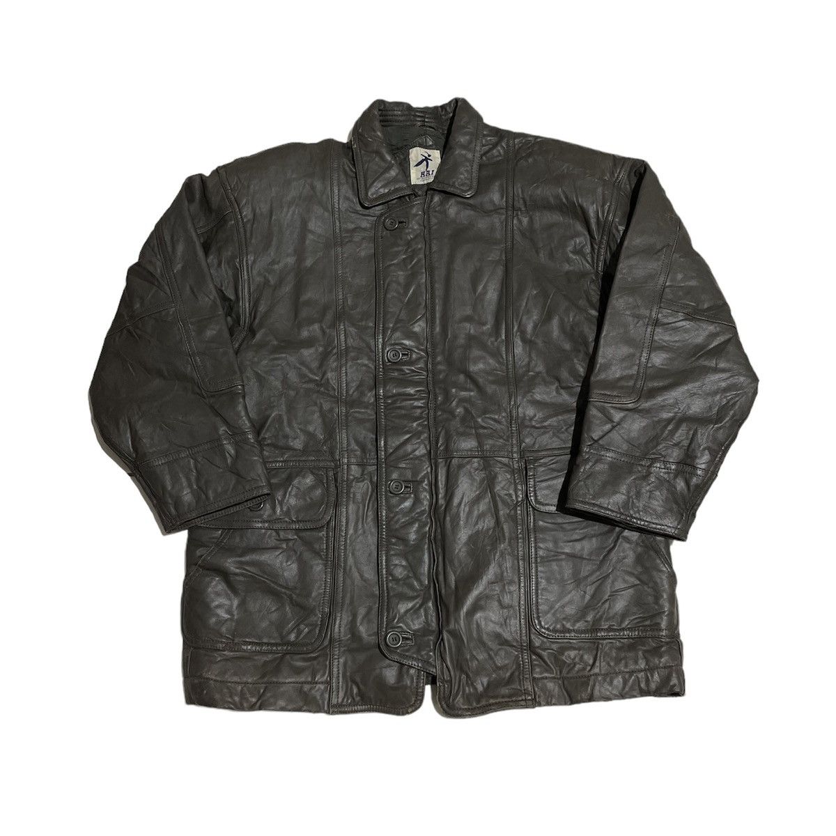 Hai Sporting Gear Issey Miyake Leather Parka
