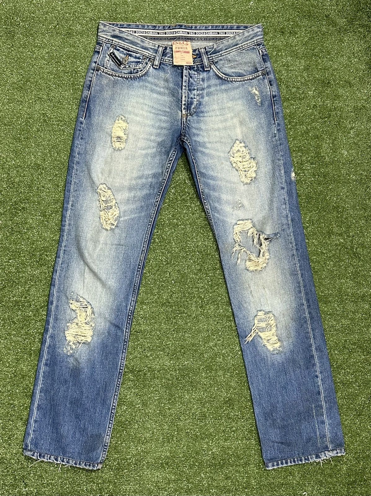 Dolce & Gabbana 💥Vintage Dolce & gabbana distressed men’s power Jeans Size US 32 / EU 48 - 1 Thumbnail