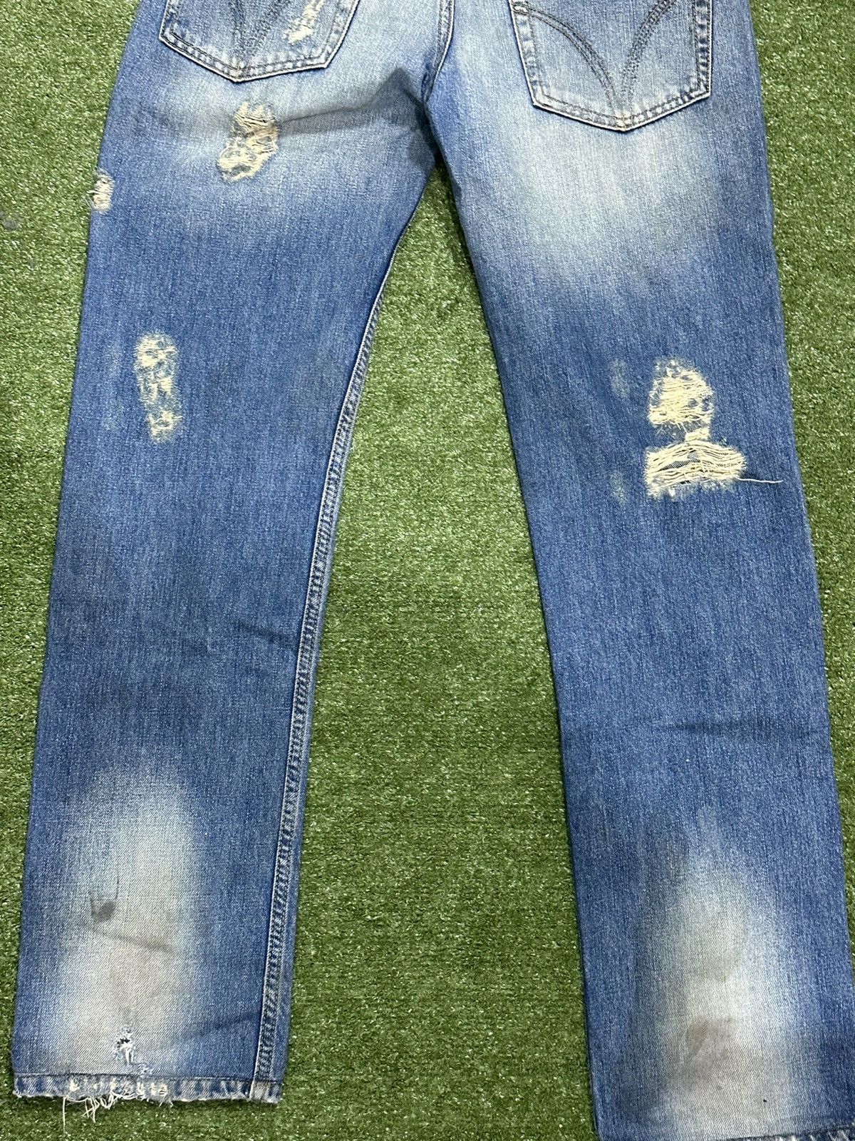 Dolce & Gabbana 💥Vintage Dolce & gabbana distressed men’s power Jeans Size US 32 / EU 48 - 6 Thumbnail