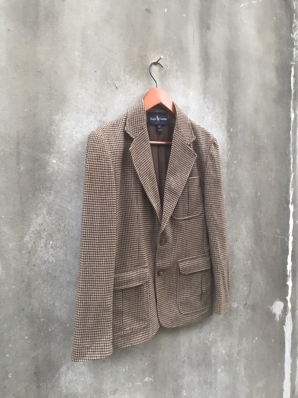Polo Ralph Lauren Archive Vintage Ralph Lauren Houndstooth Hacking Jacket Size US M / EU 48-50 / 2 - 6 Thumbnail