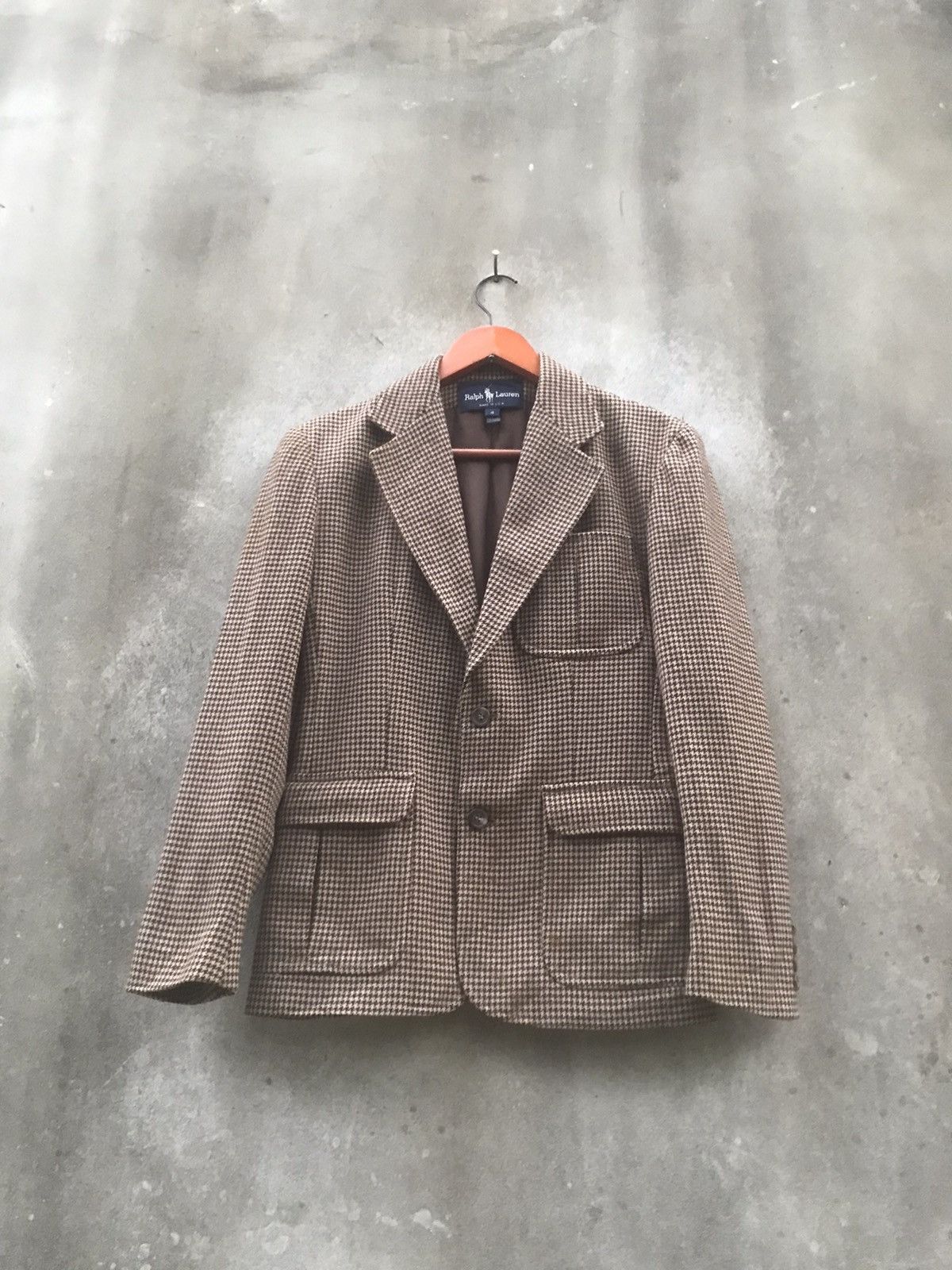 Polo Ralph Lauren Archive Vintage Ralph Lauren Houndstooth Hacking Jacket Size US M / EU 48-50 / 2 - 3 Thumbnail