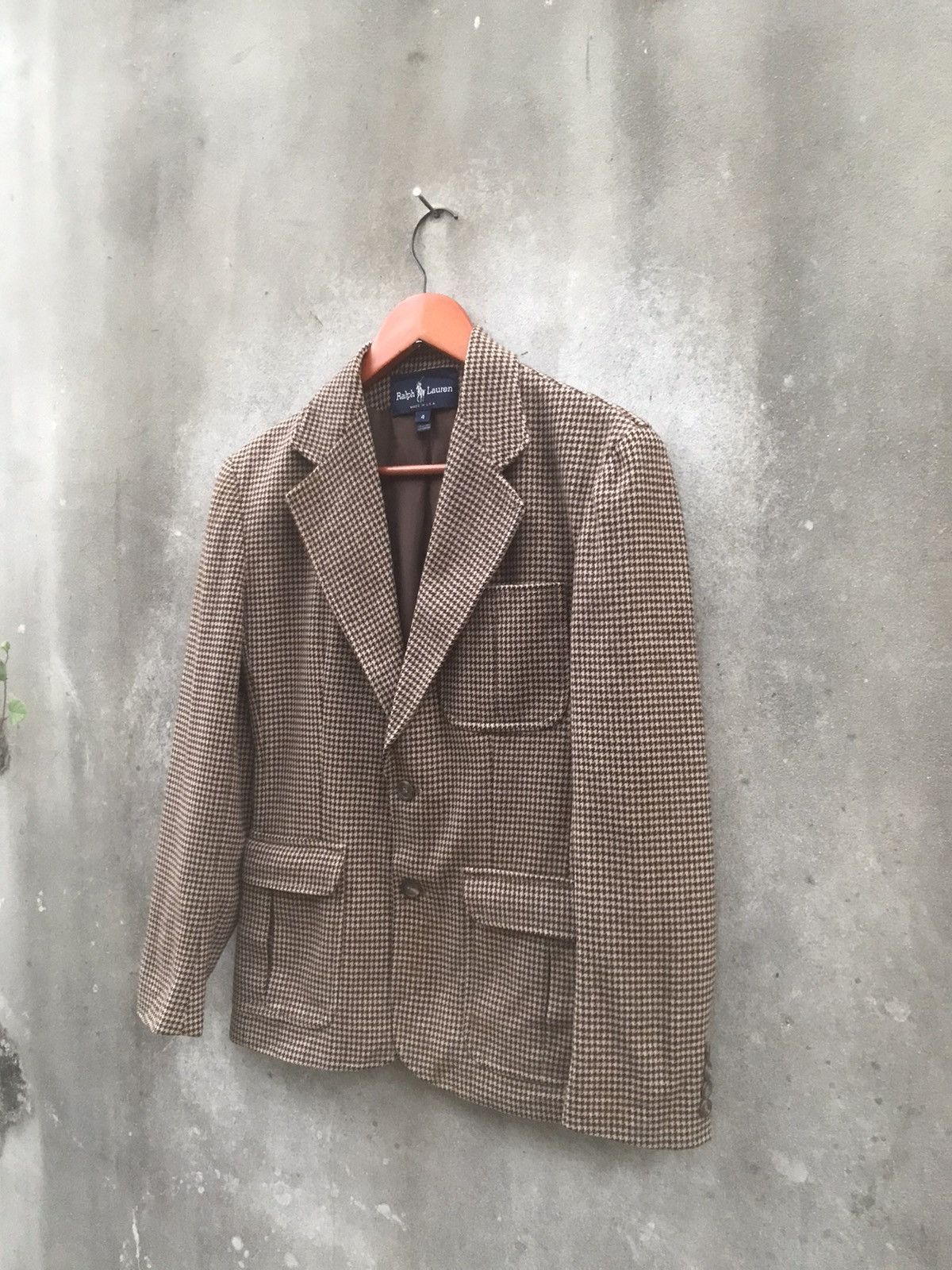 Polo Ralph Lauren Archive Vintage Ralph Lauren Houndstooth Hacking Jacket Size US M / EU 48-50 / 2 - 5 Thumbnail