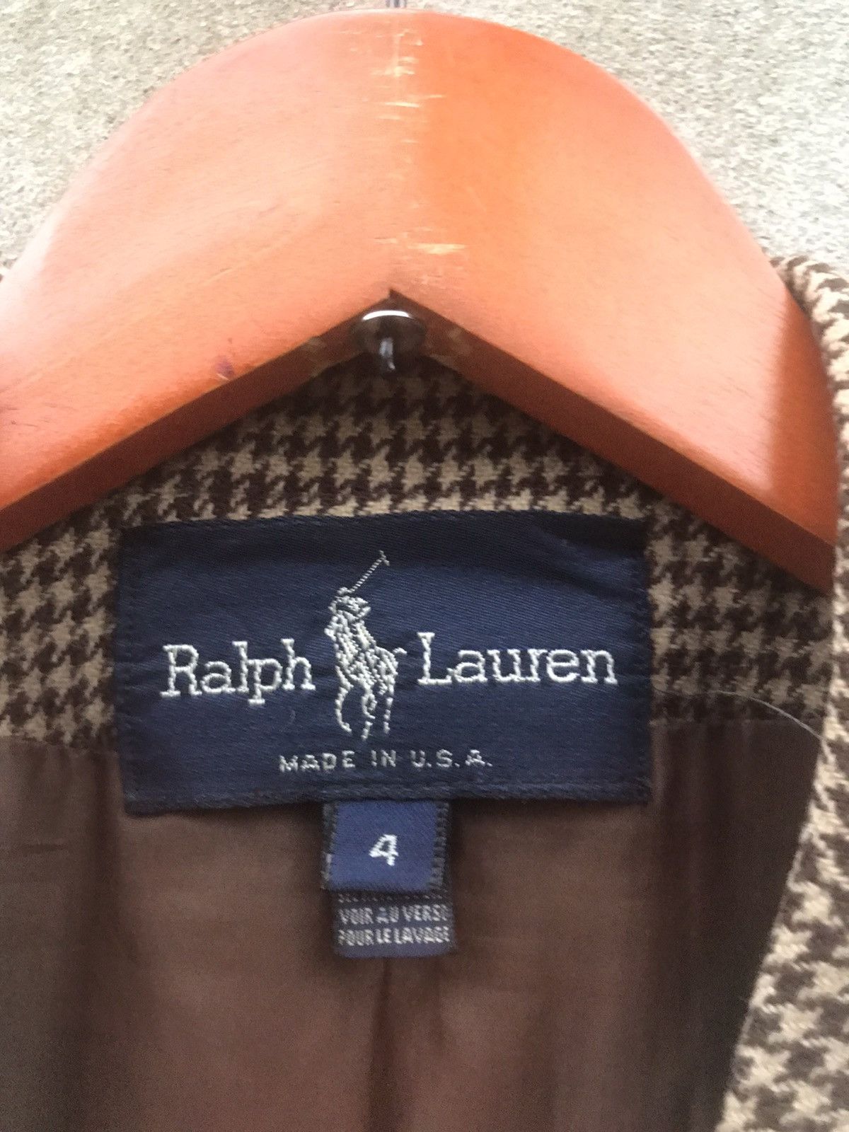 Polo Ralph Lauren Archive Vintage Ralph Lauren Houndstooth Hacking Jacket Size US M / EU 48-50 / 2 - 13 Thumbnail