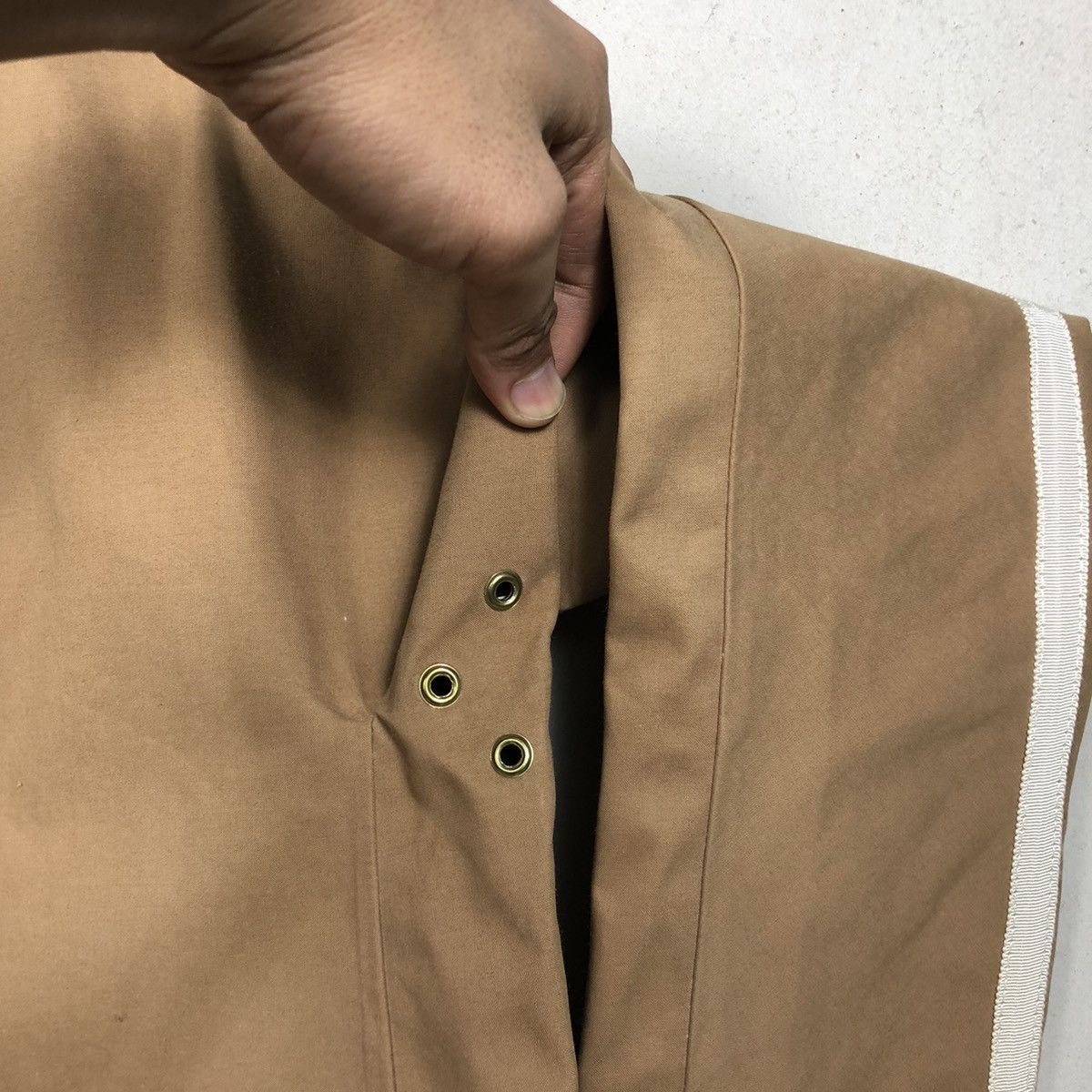 Mackintosh Luxury Brown Mackintosh Bonded Cotton/Rubberised Coat Size US M / EU 48-50 / 2 - 10 Thumbnail