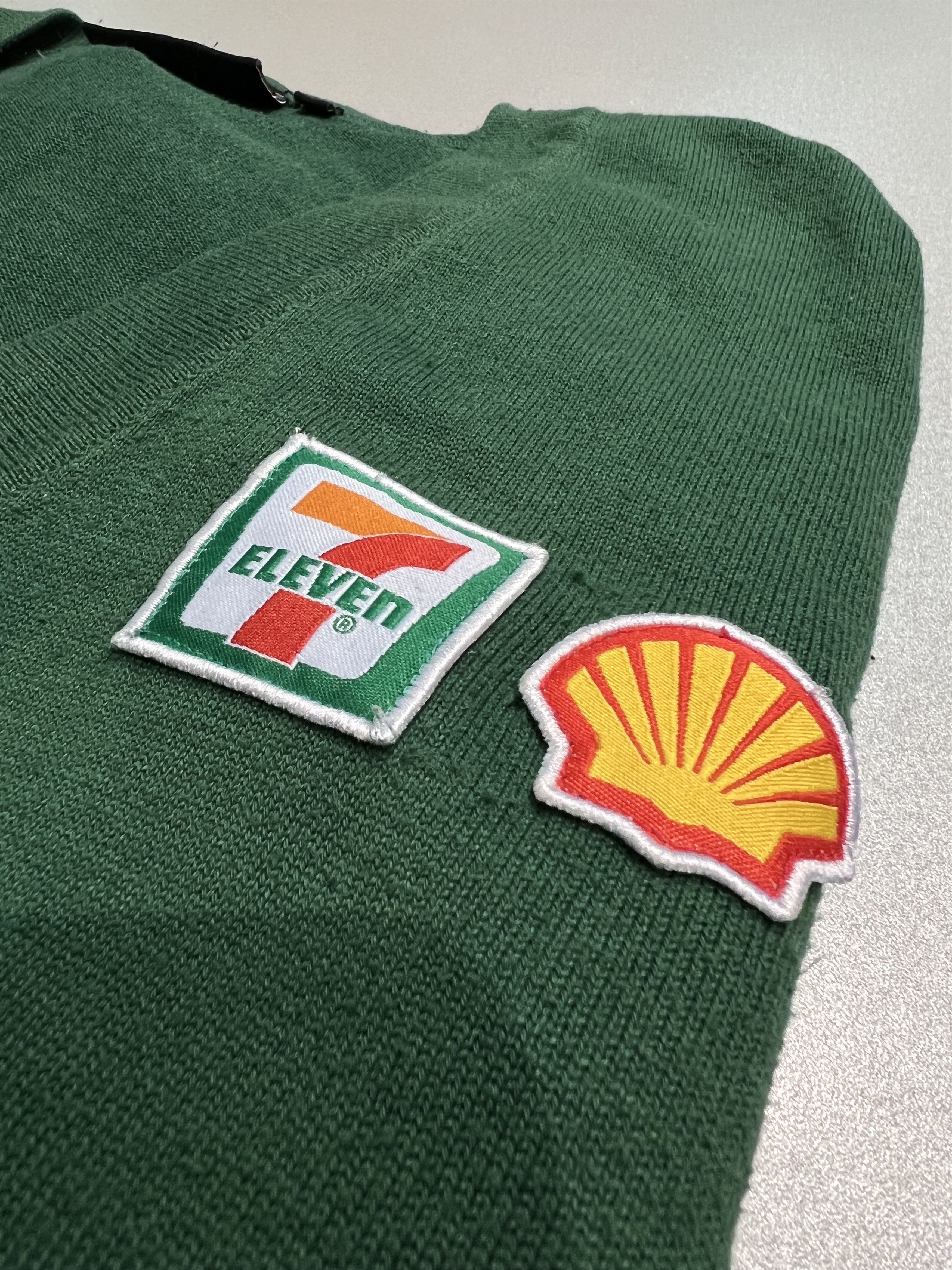 Vintage 7 ELEVEN SHELL CARDIGAN Size US XL / EU 56 / 4 - 3 Thumbnail
