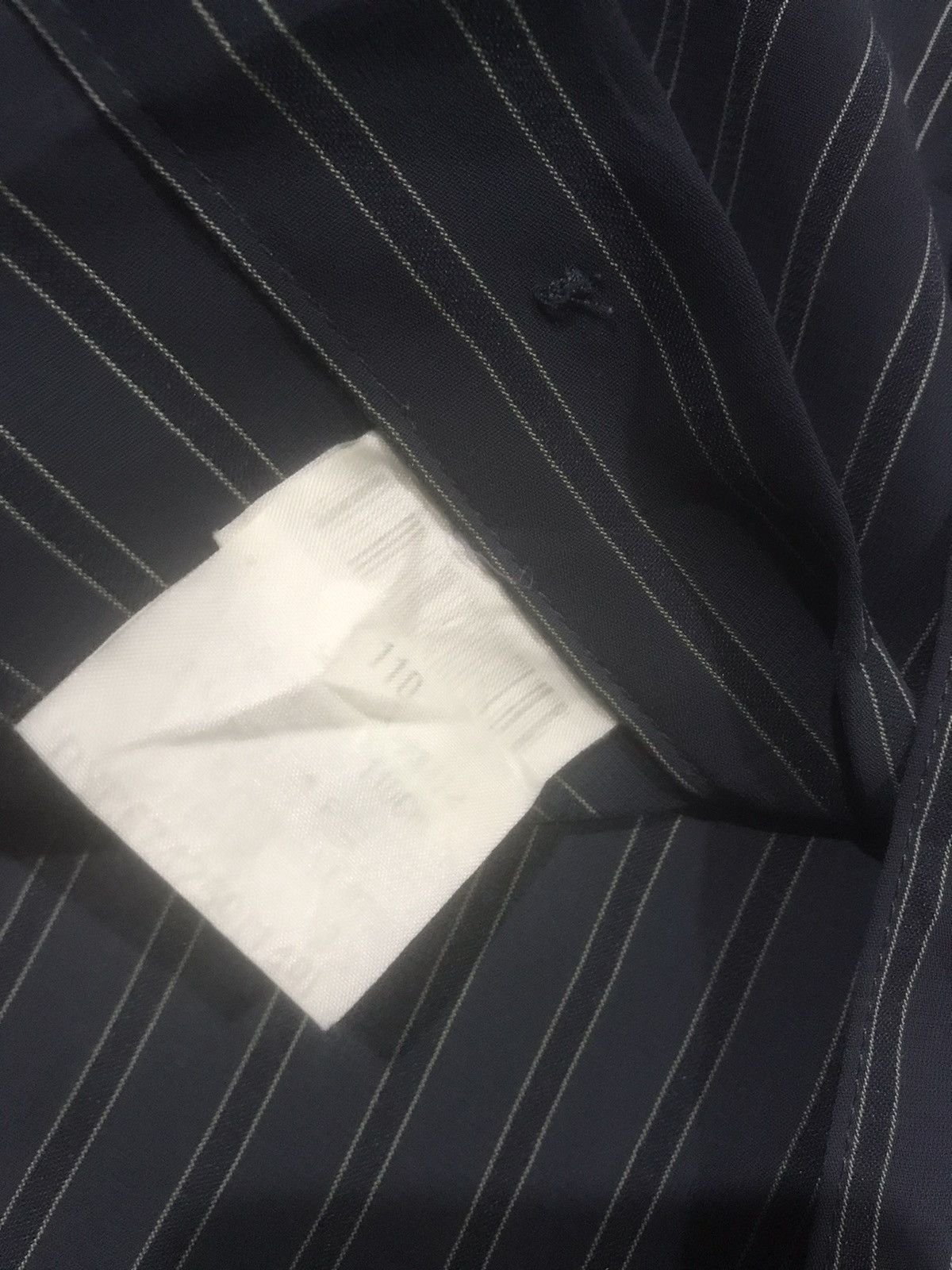 Designer Yves Saint Laurent Crepe Thin Stripes Button Up Shirts Size US XL / EU 56 / 4 - 8 Thumbnail